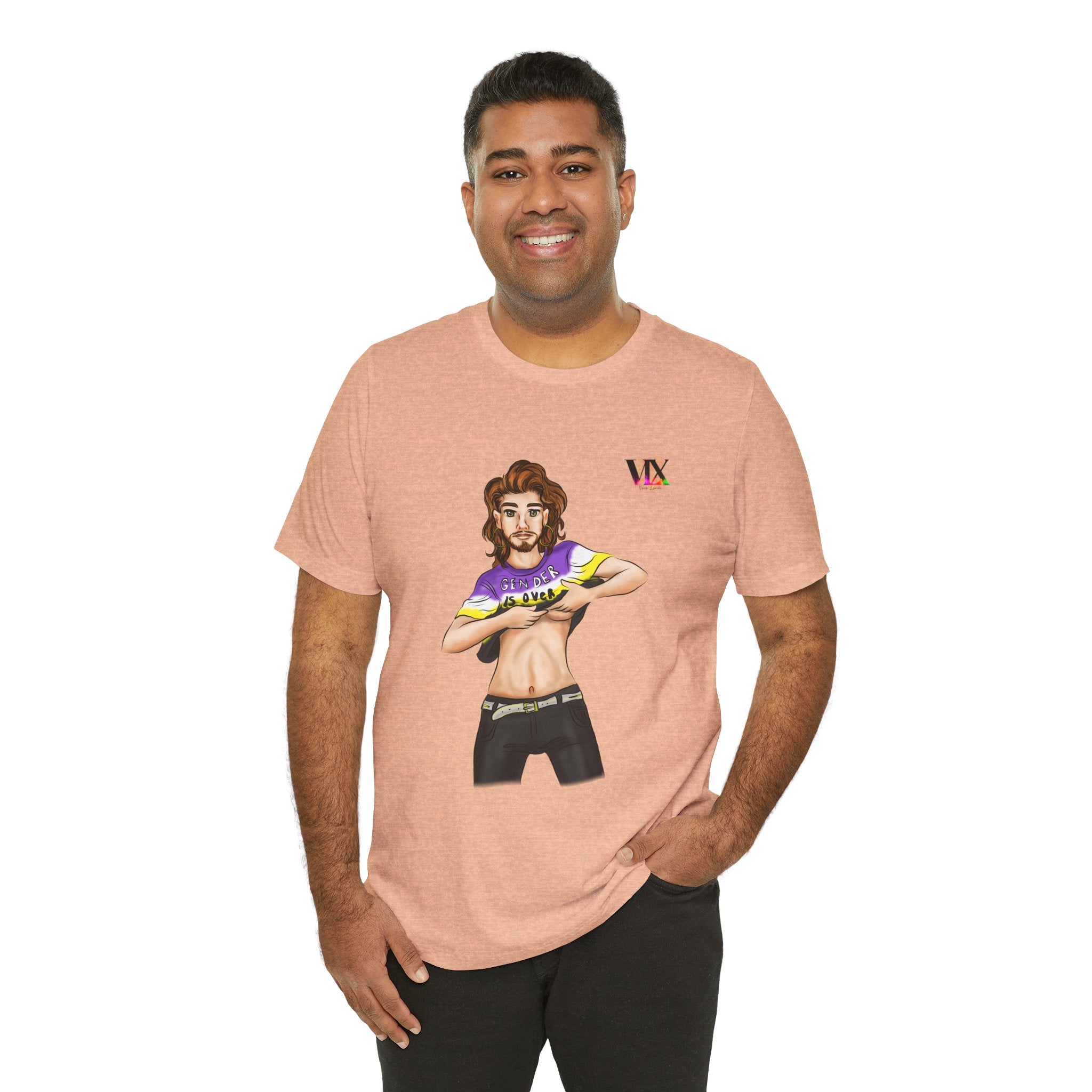 VOCE LINDX Classic Fit Cotton T‑Shirt – 100 % Airlume Combed & Ring‑Spun Cotton – Lightweight, Breathable Tee