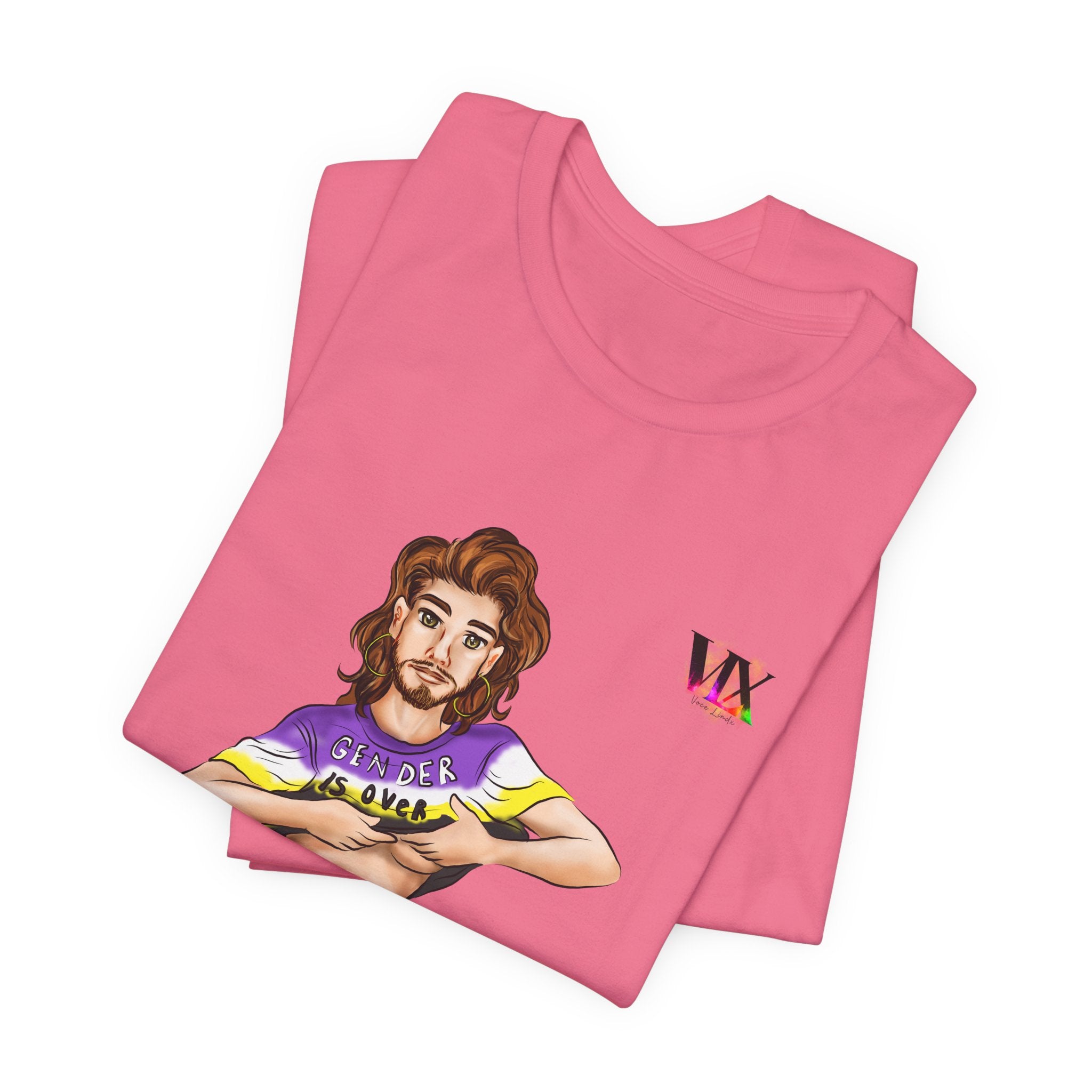 VOCE LINDX Classic Fit Cotton T‑Shirt – 100 % Airlume Combed & Ring‑Spun Cotton – Lightweight, Breathable Tee