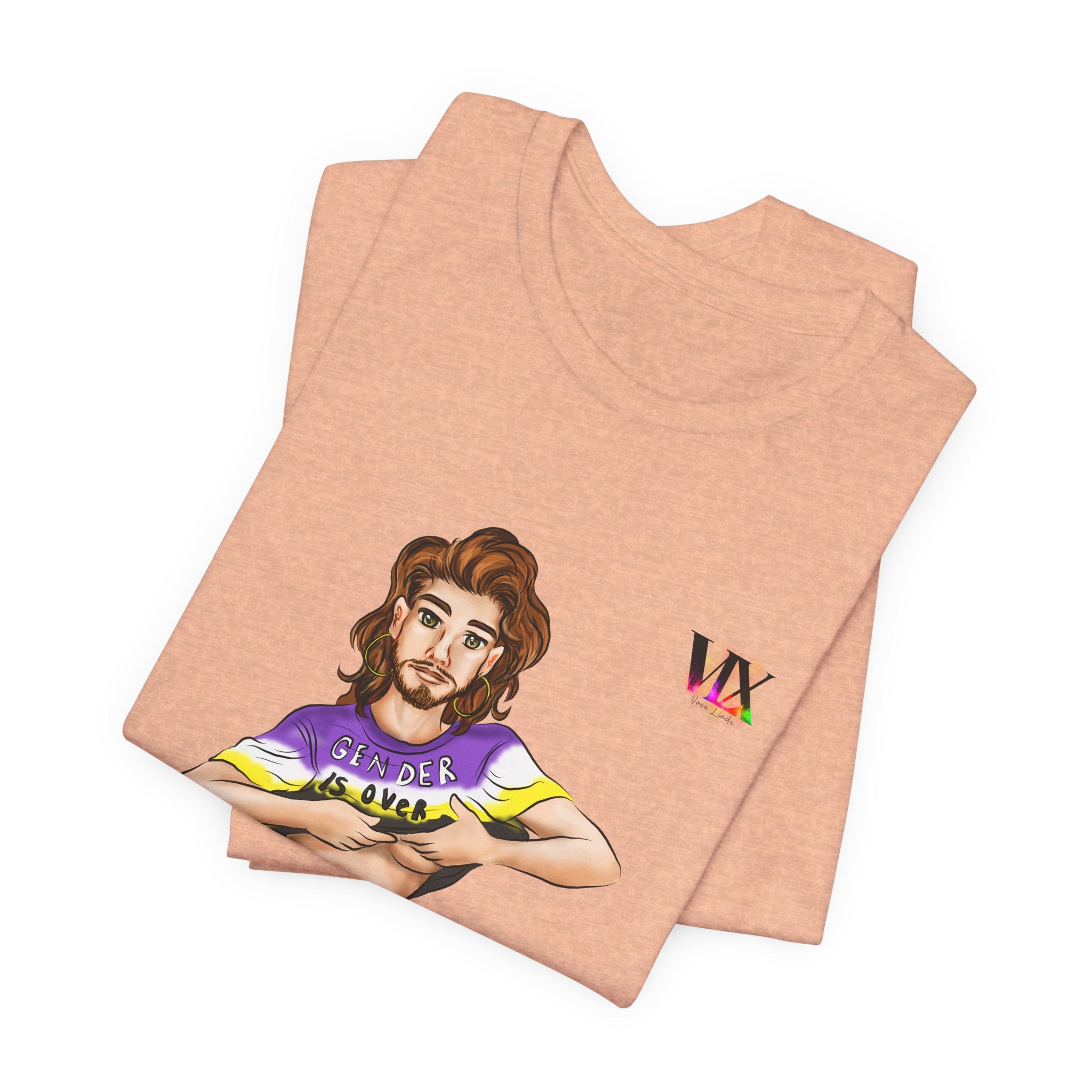 VOCE LINDX Classic Fit Cotton T‑Shirt – 100 % Airlume Combed & Ring‑Spun Cotton – Lightweight, Breathable Tee