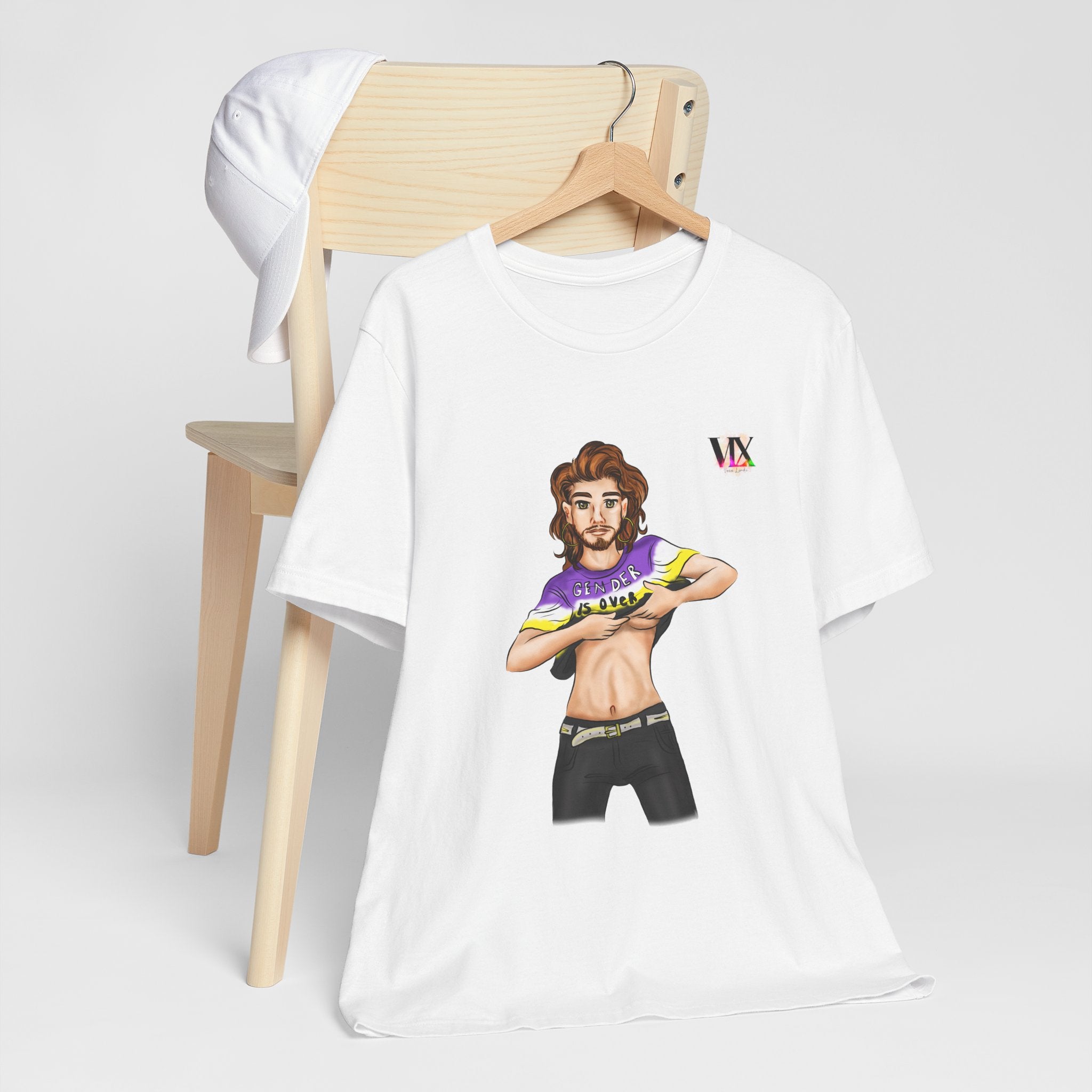 VOCE LINDX Classic Fit Cotton T‑Shirt – 100 % Airlume Combed & Ring‑Spun Cotton – Lightweight, Breathable Tee