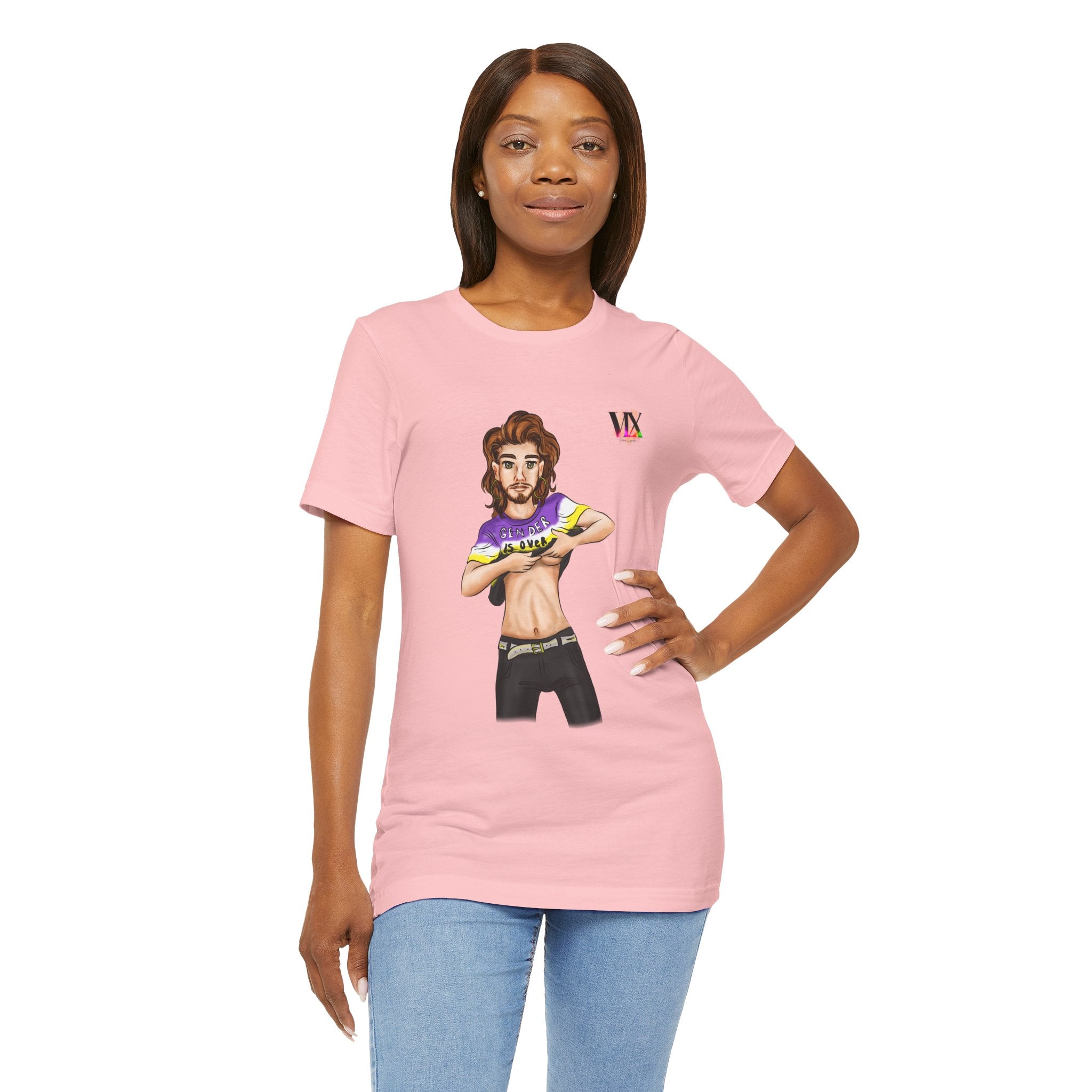 VOCE LINDX Classic Fit Cotton T‑Shirt – 100 % Airlume Combed & Ring‑Spun Cotton – Lightweight, Breathable Tee