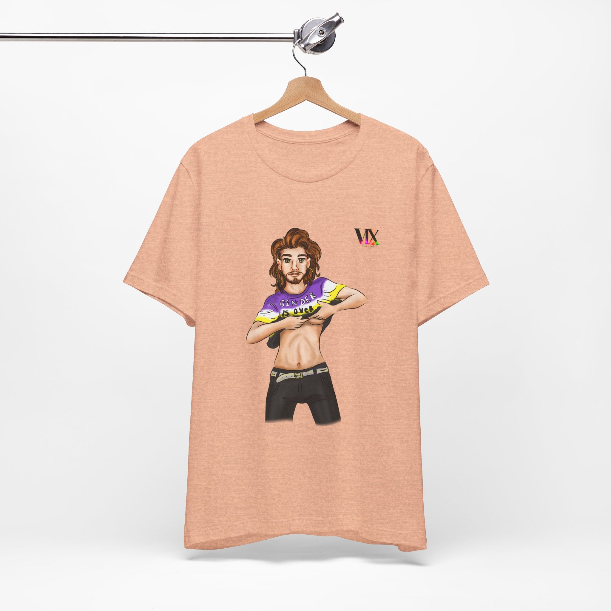 VOCE LINDX Classic Fit Cotton T‑Shirt – 100 % Airlume Combed & Ring‑Spun Cotton – Lightweight, Breathable Tee