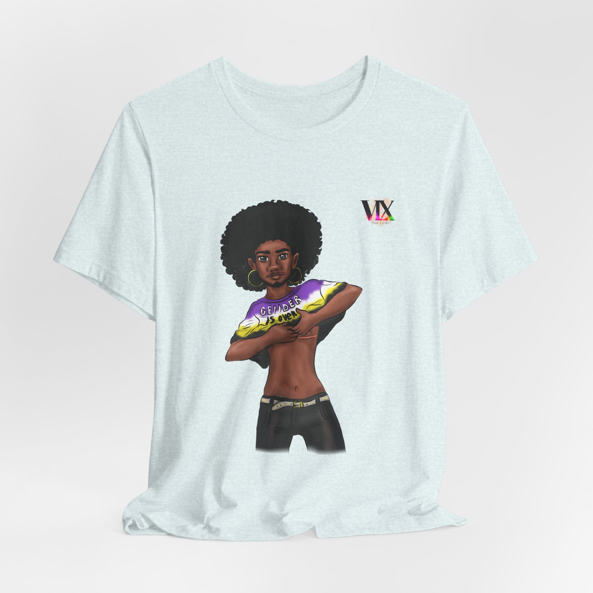 VOCE LINDX Classic Fit T‑Shirt – 100 % Airlume Cotton, Lightweight & Breathable Tee