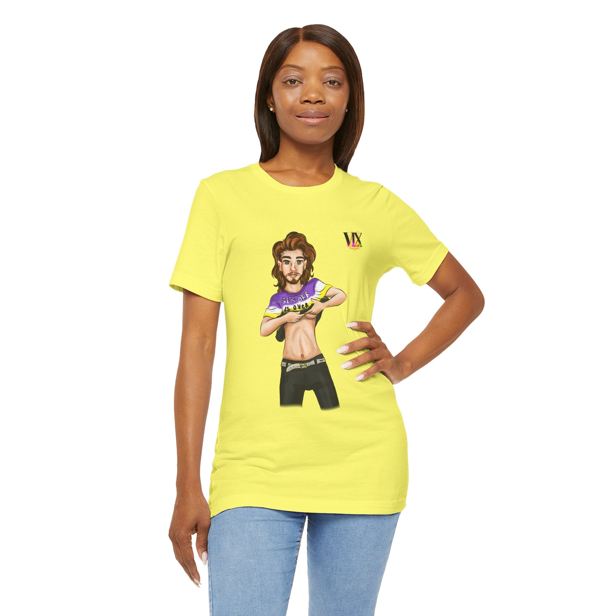 VOCE LINDX Classic Fit Cotton T‑Shirt – 100 % Airlume Combed & Ring‑Spun Cotton – Lightweight, Breathable Tee