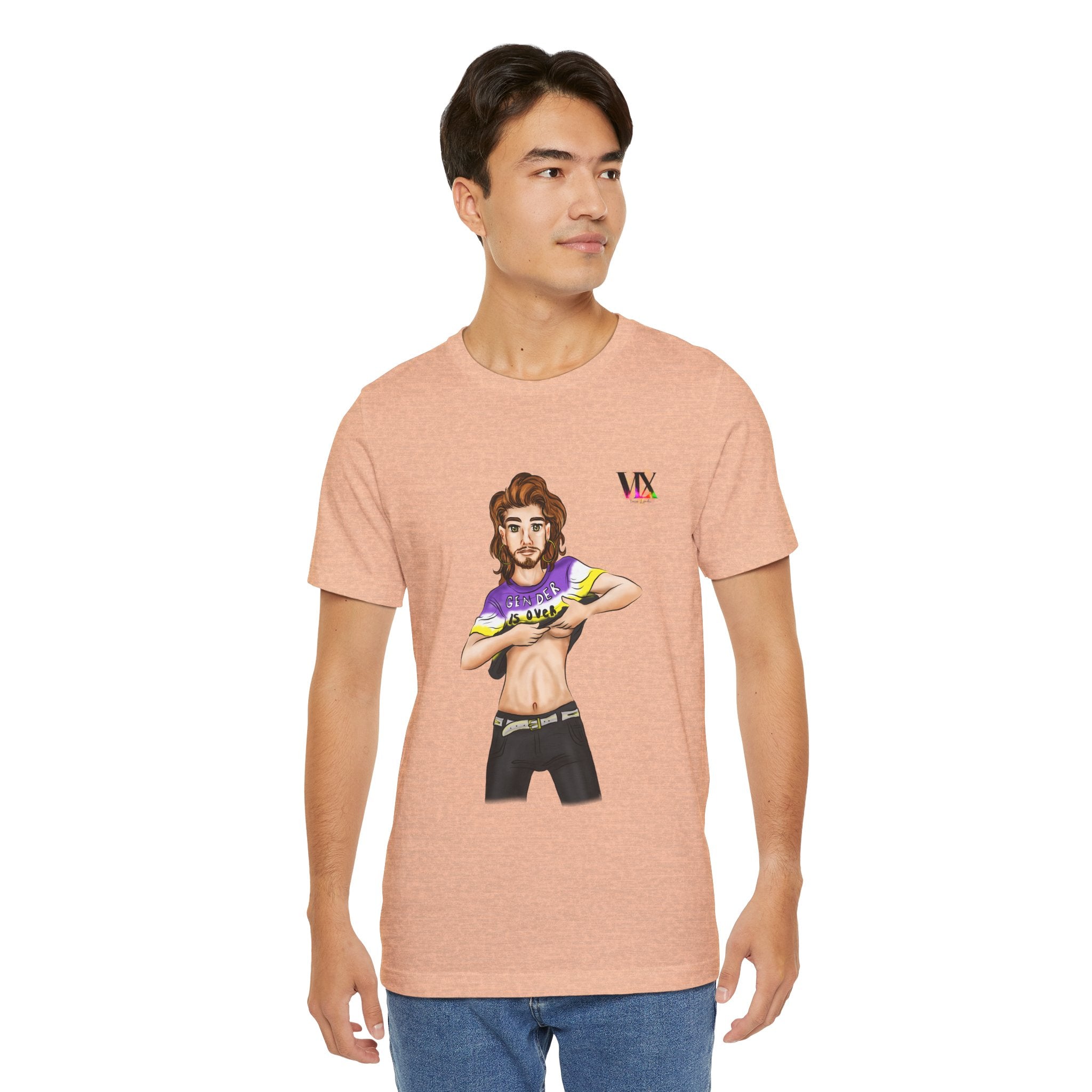 VOCE LINDX Classic Fit Cotton T‑Shirt – 100 % Airlume Combed & Ring‑Spun Cotton – Lightweight, Breathable Tee