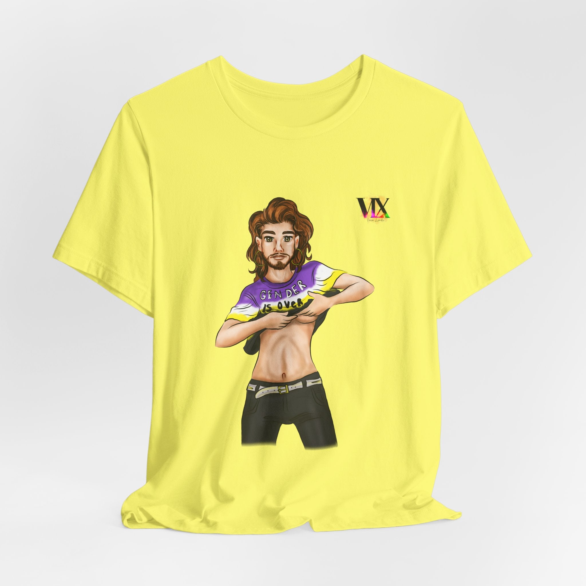 VOCE LINDX Classic Fit Cotton T‑Shirt – 100 % Airlume Combed & Ring‑Spun Cotton – Lightweight, Breathable Tee