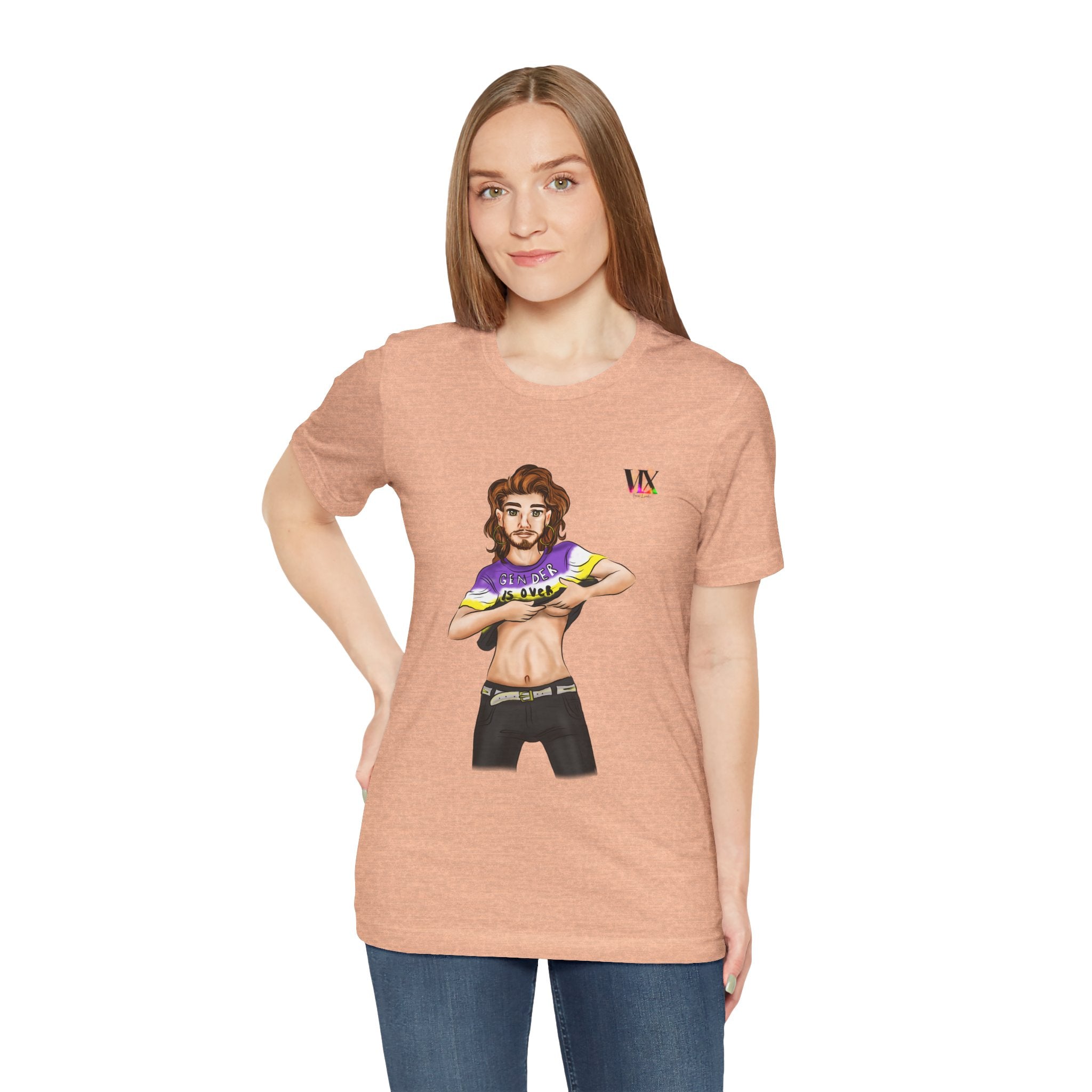 VOCE LINDX Classic Fit Cotton T‑Shirt – 100 % Airlume Combed & Ring‑Spun Cotton – Lightweight, Breathable Tee