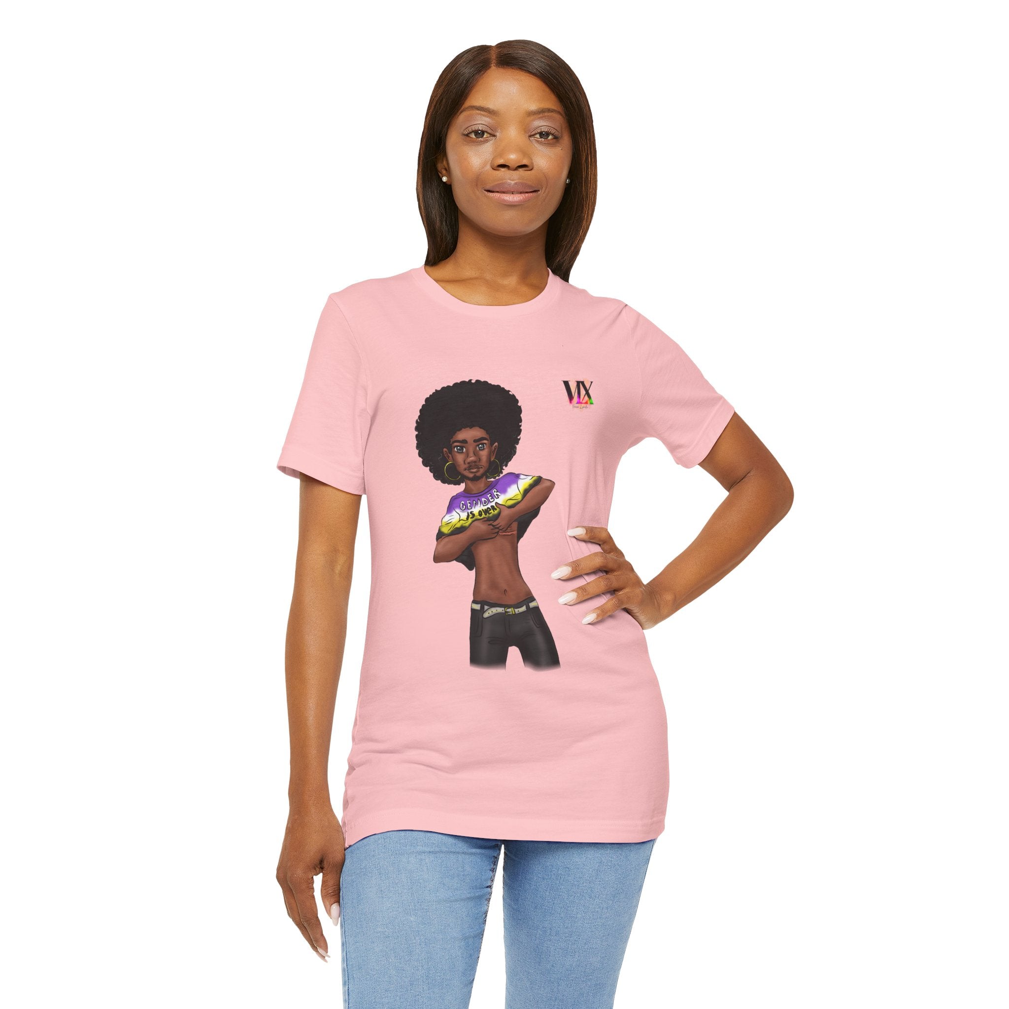 VOCE LINDX Classic Fit T‑Shirt – 100 % Airlume Cotton, Lightweight & Breathable Tee
