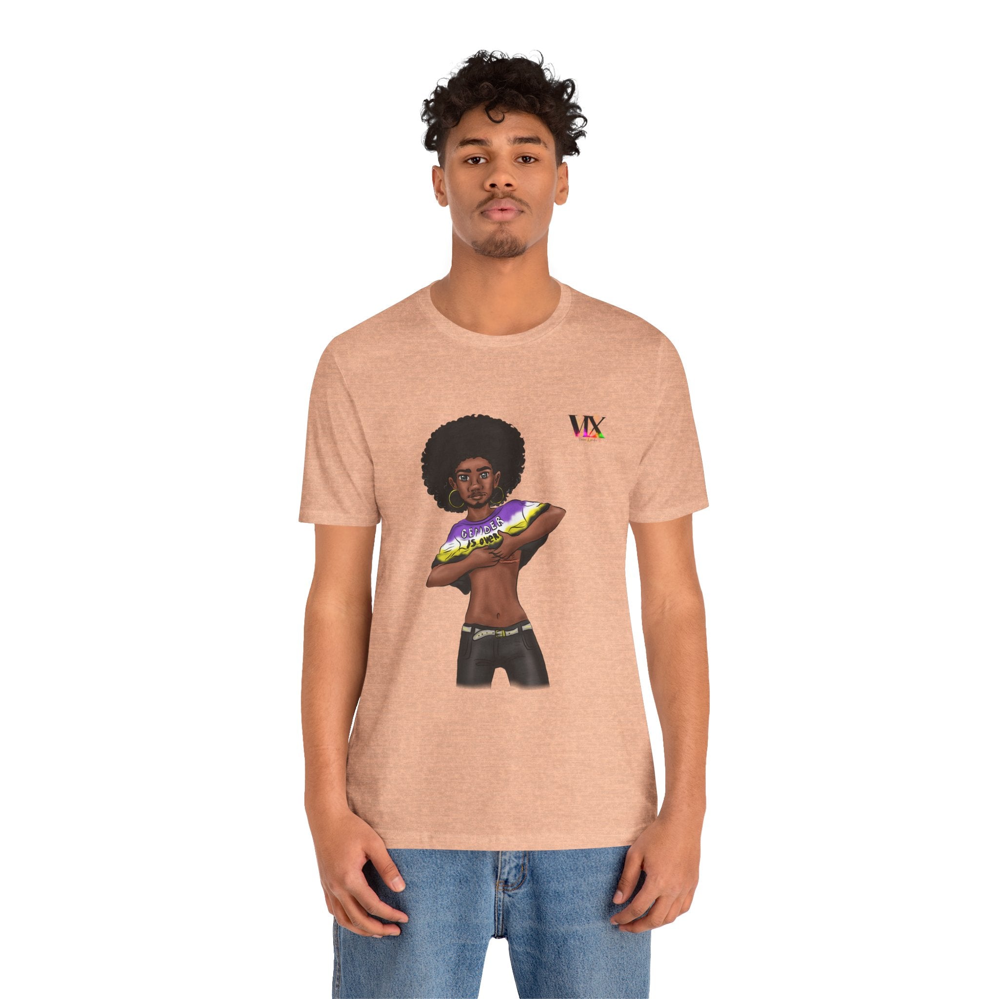 VOCE LINDX Classic Fit T‑Shirt – 100 % Airlume Cotton, Lightweight & Breathable Tee