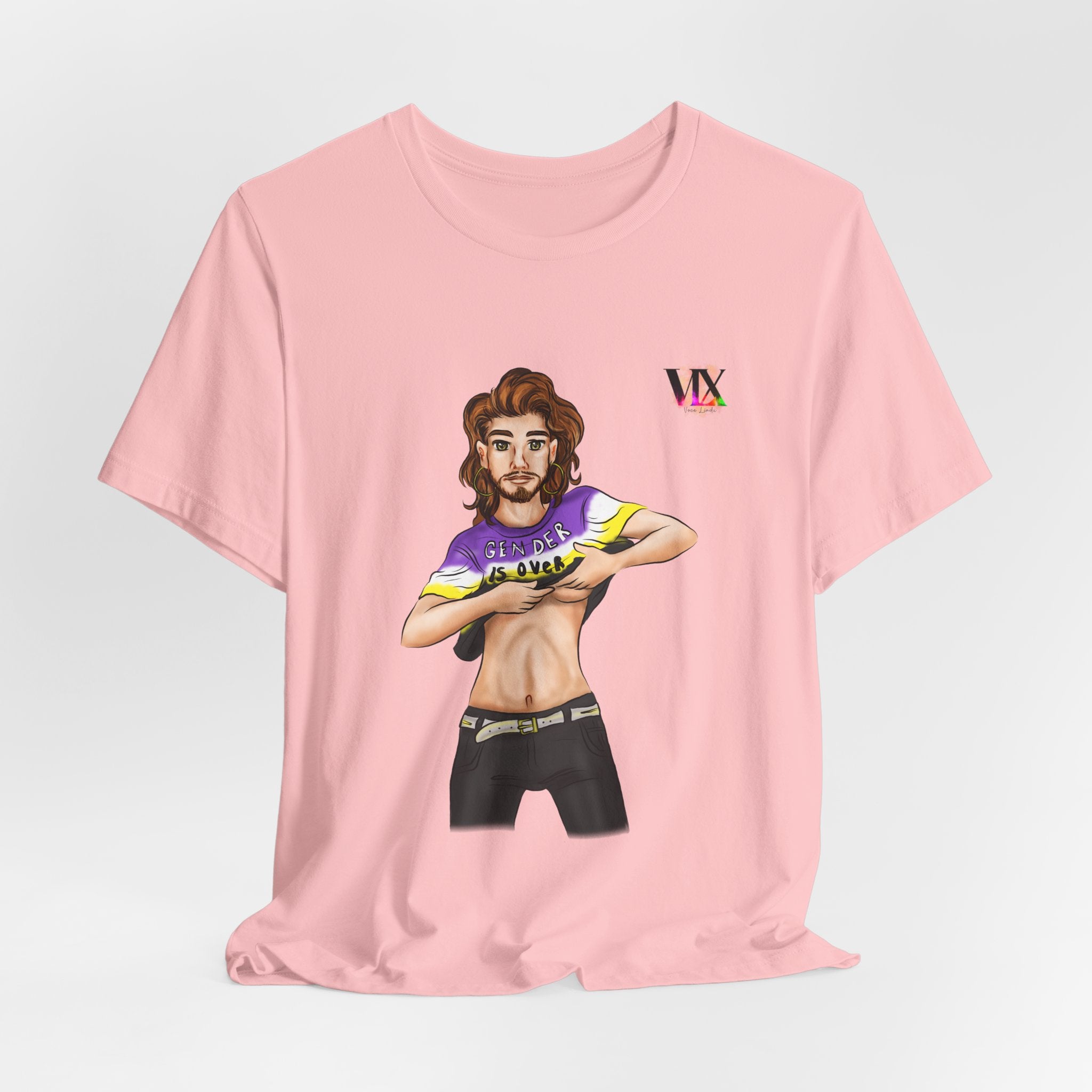 VOCE LINDX Classic Fit Cotton T‑Shirt – 100 % Airlume Combed & Ring‑Spun Cotton – Lightweight, Breathable Tee