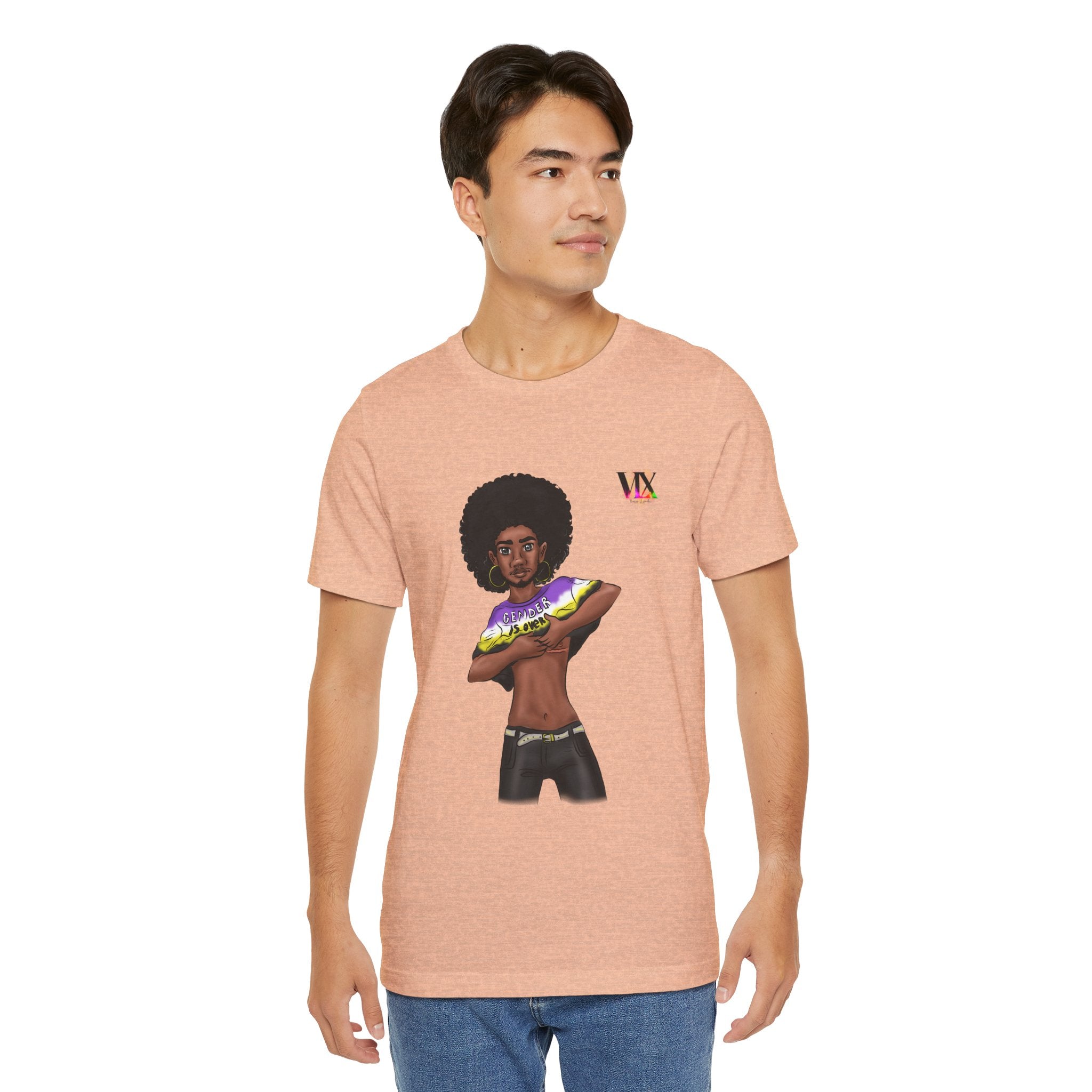VOCE LINDX Classic Fit T‑Shirt – 100 % Airlume Cotton, Lightweight & Breathable Tee