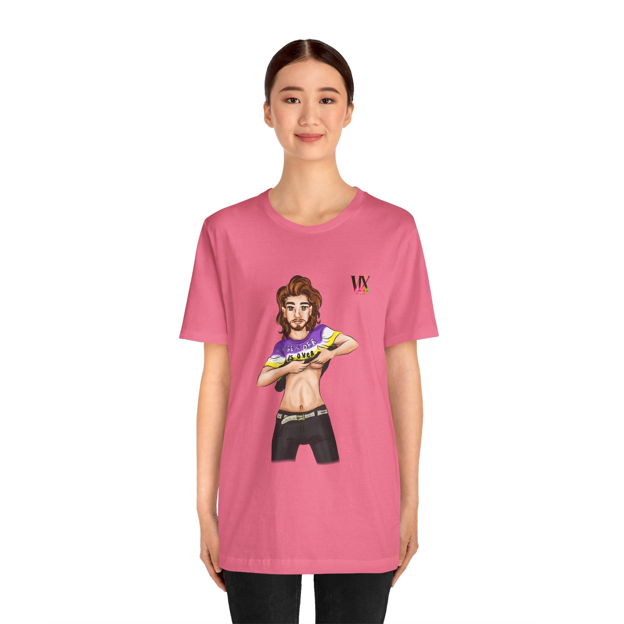 VOCE LINDX Classic Fit Cotton T‑Shirt – 100 % Airlume Combed & Ring‑Spun Cotton – Lightweight, Breathable Tee
