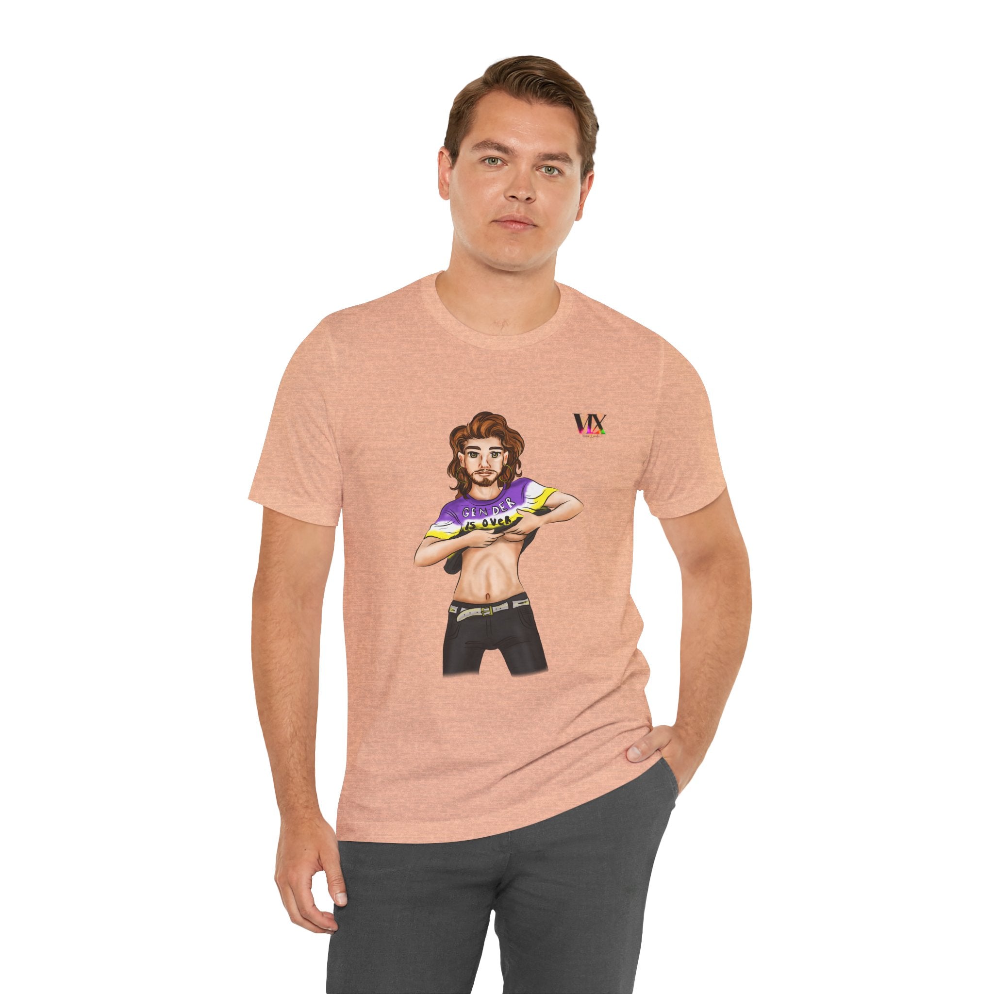 VOCE LINDX Classic Fit Cotton T‑Shirt – 100 % Airlume Combed & Ring‑Spun Cotton – Lightweight, Breathable Tee