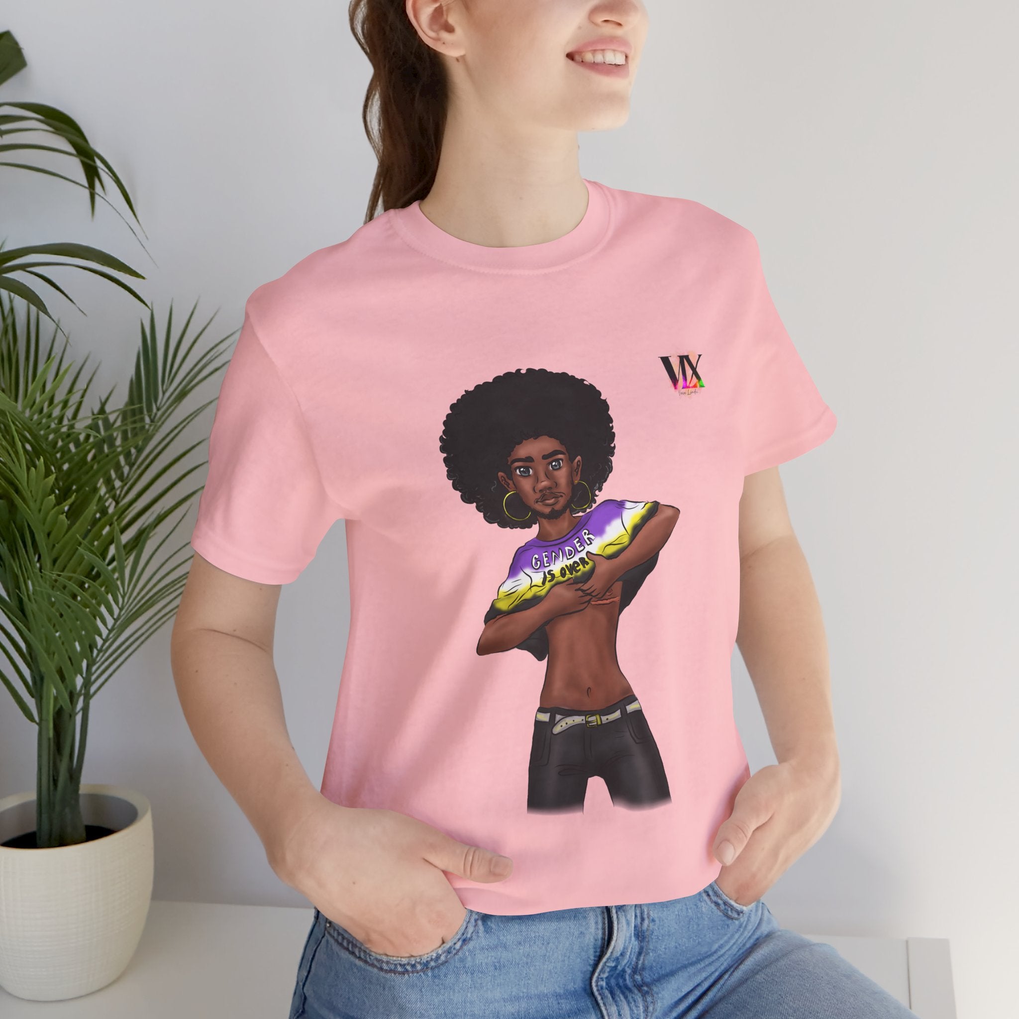 VOCE LINDX Classic Fit T‑Shirt – 100 % Airlume Cotton, Lightweight & Breathable Tee