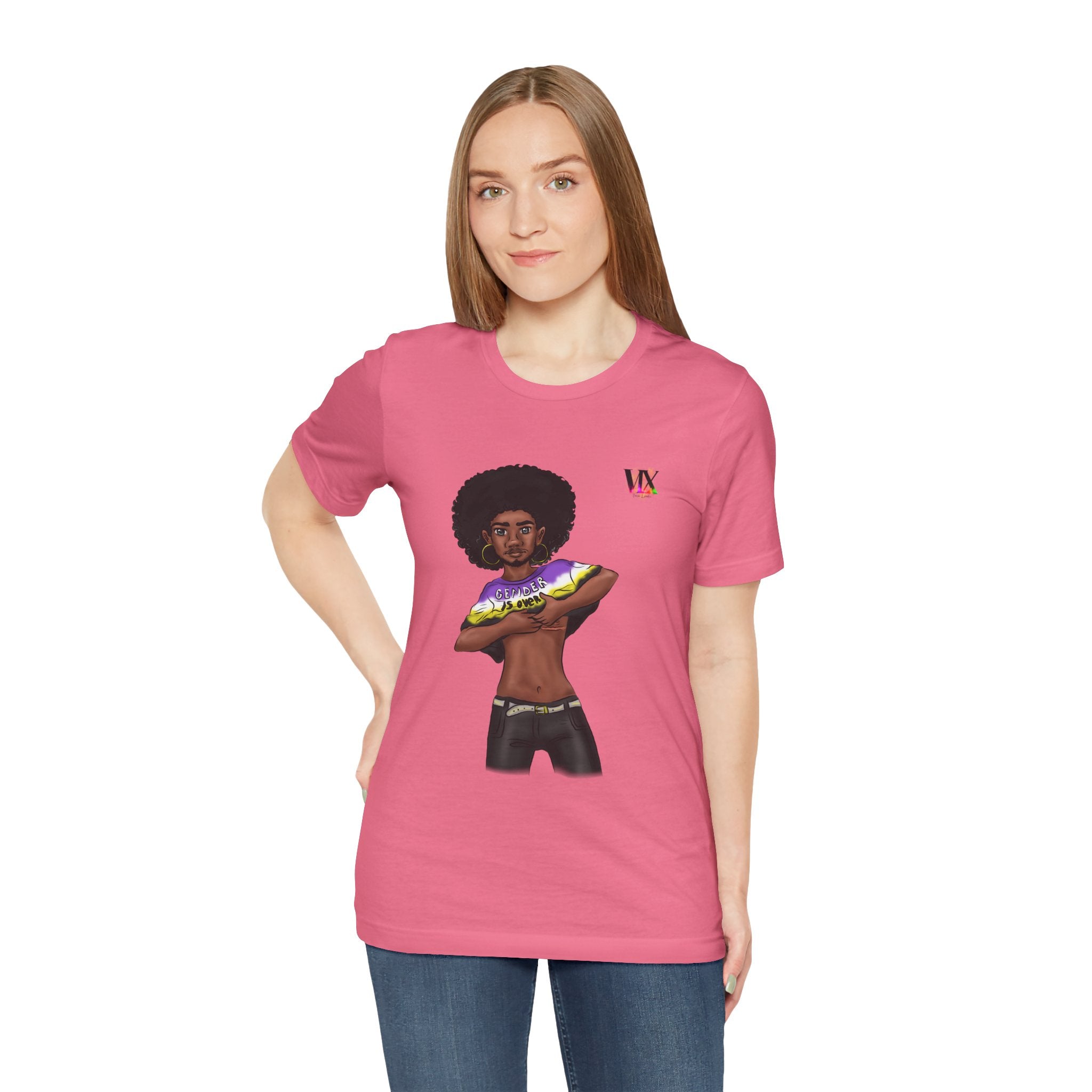 VOCE LINDX Classic Fit T‑Shirt – 100 % Airlume Cotton, Lightweight & Breathable Tee