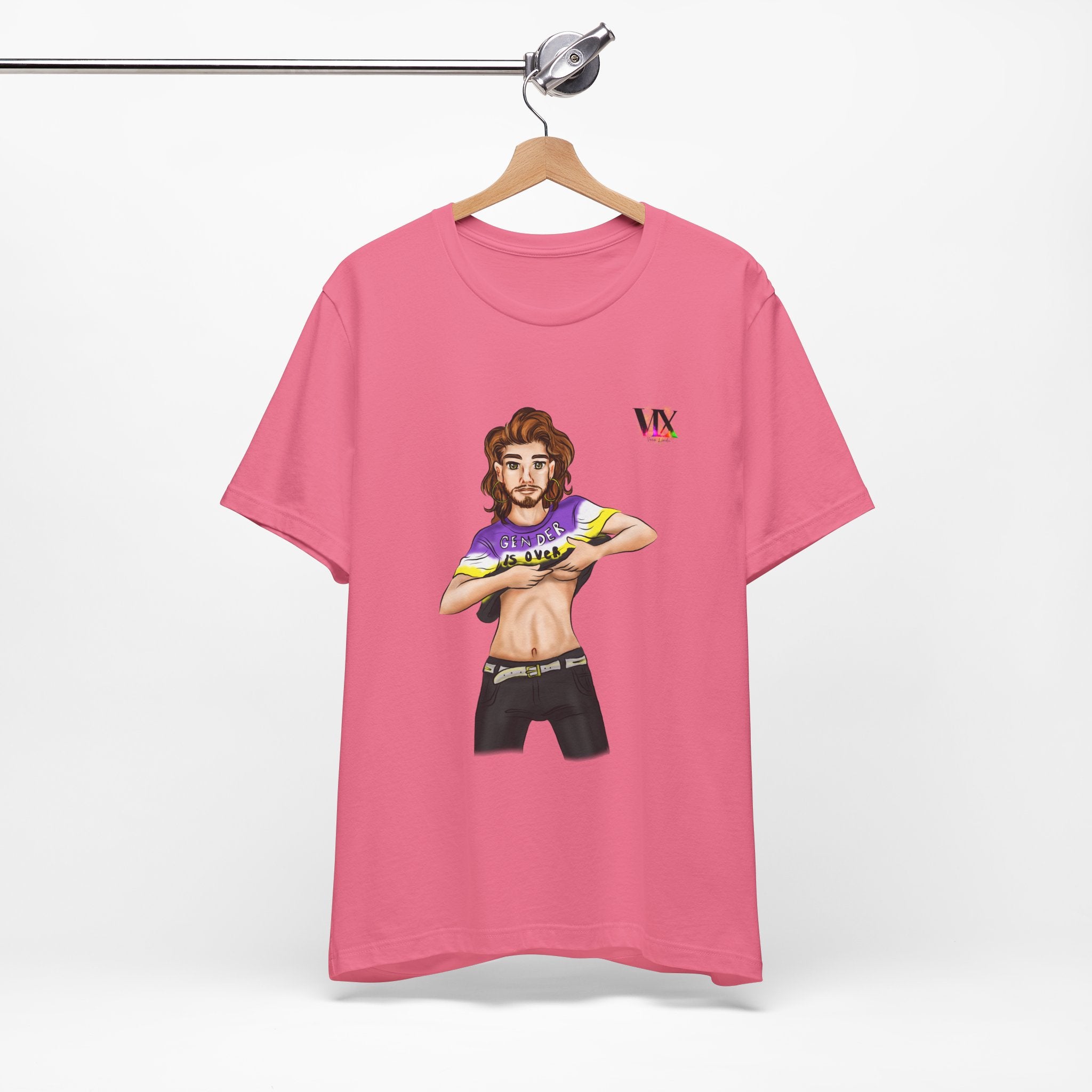 VOCE LINDX Classic Fit Cotton T‑Shirt – 100 % Airlume Combed & Ring‑Spun Cotton – Lightweight, Breathable Tee