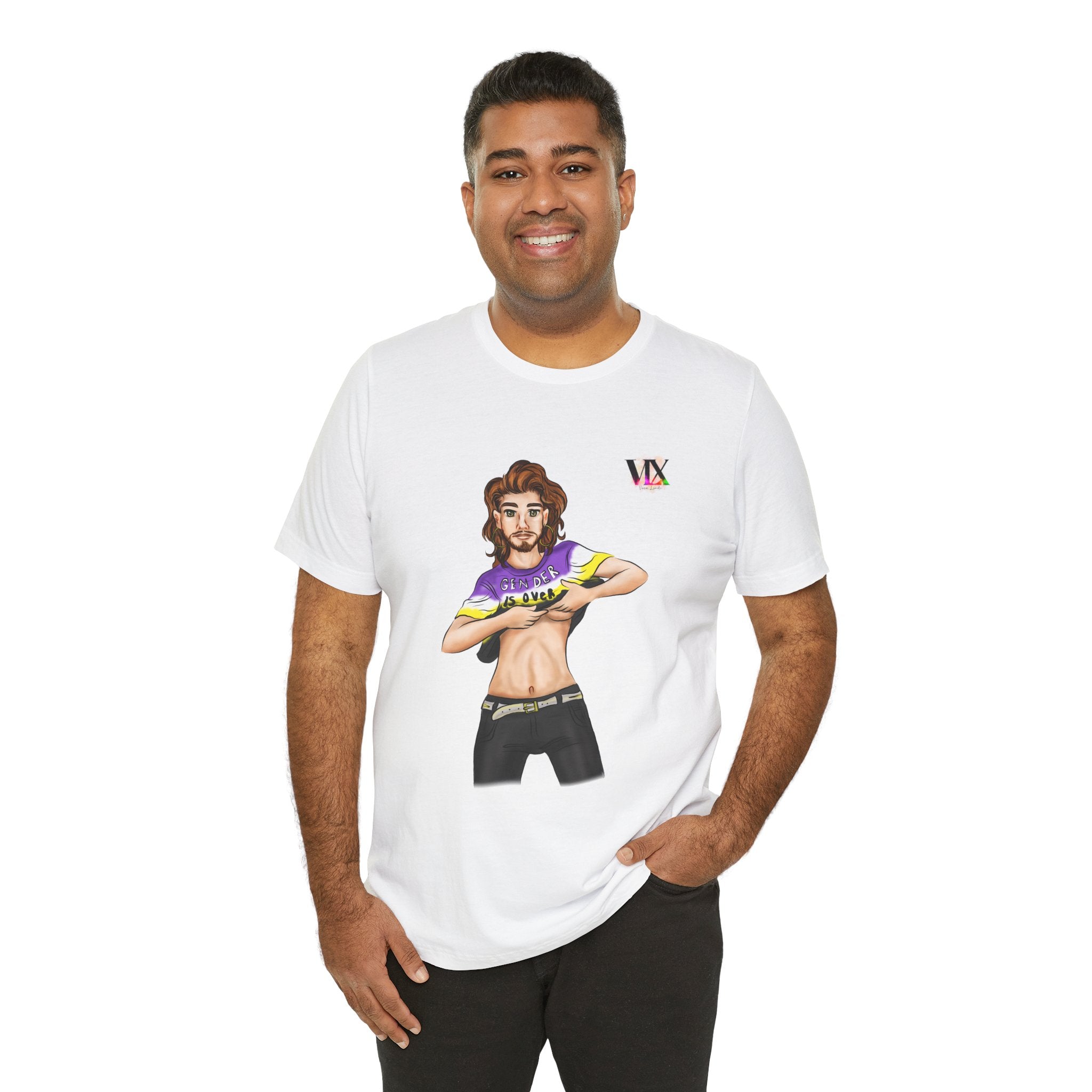 VOCE LINDX Classic Fit Cotton T‑Shirt – 100 % Airlume Combed & Ring‑Spun Cotton – Lightweight, Breathable Tee