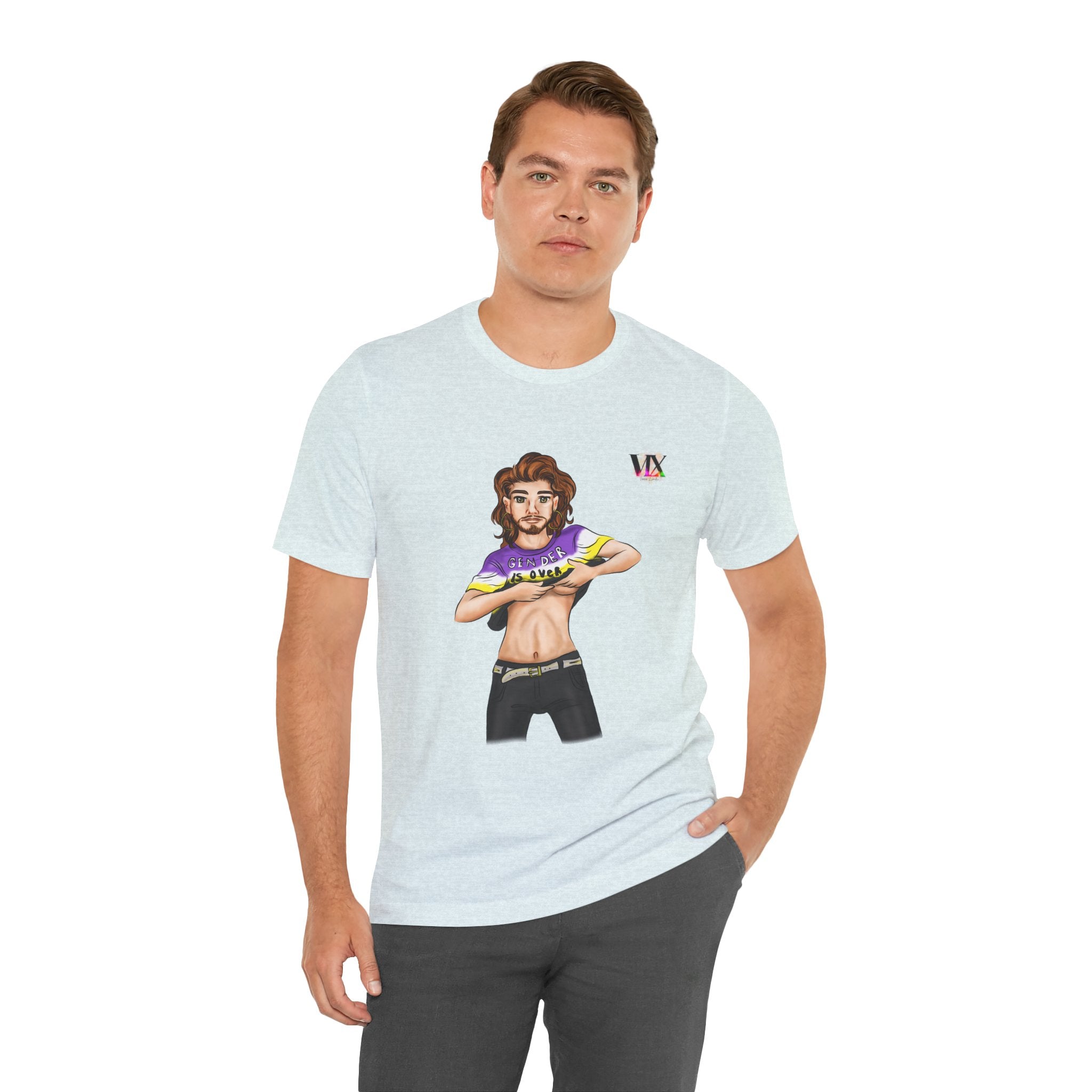 VOCE LINDX Classic Fit Cotton T‑Shirt – 100 % Airlume Combed & Ring‑Spun Cotton – Lightweight, Breathable Tee