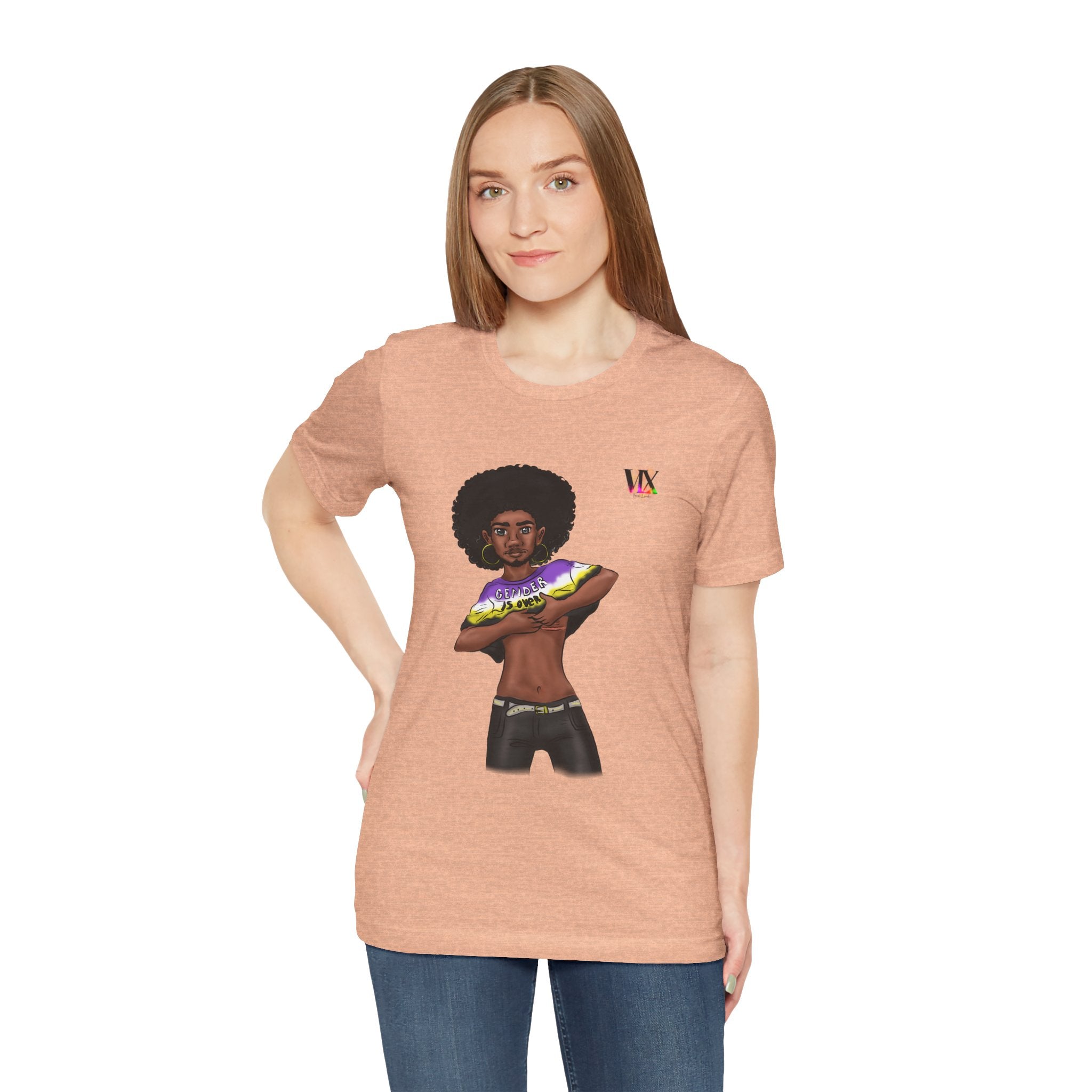 VOCE LINDX Classic Fit T‑Shirt – 100 % Airlume Cotton, Lightweight & Breathable Tee