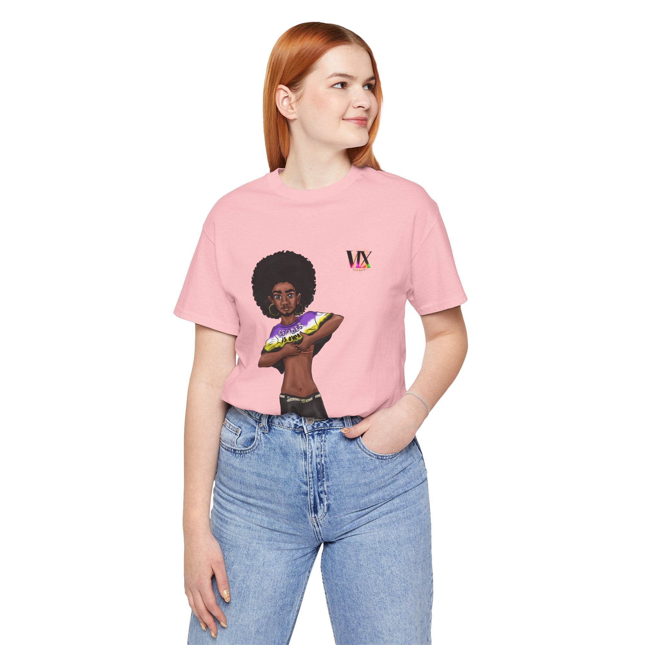 VOCE LINDX Classic Fit T‑Shirt – 100 % Airlume Cotton, Lightweight & Breathable Tee