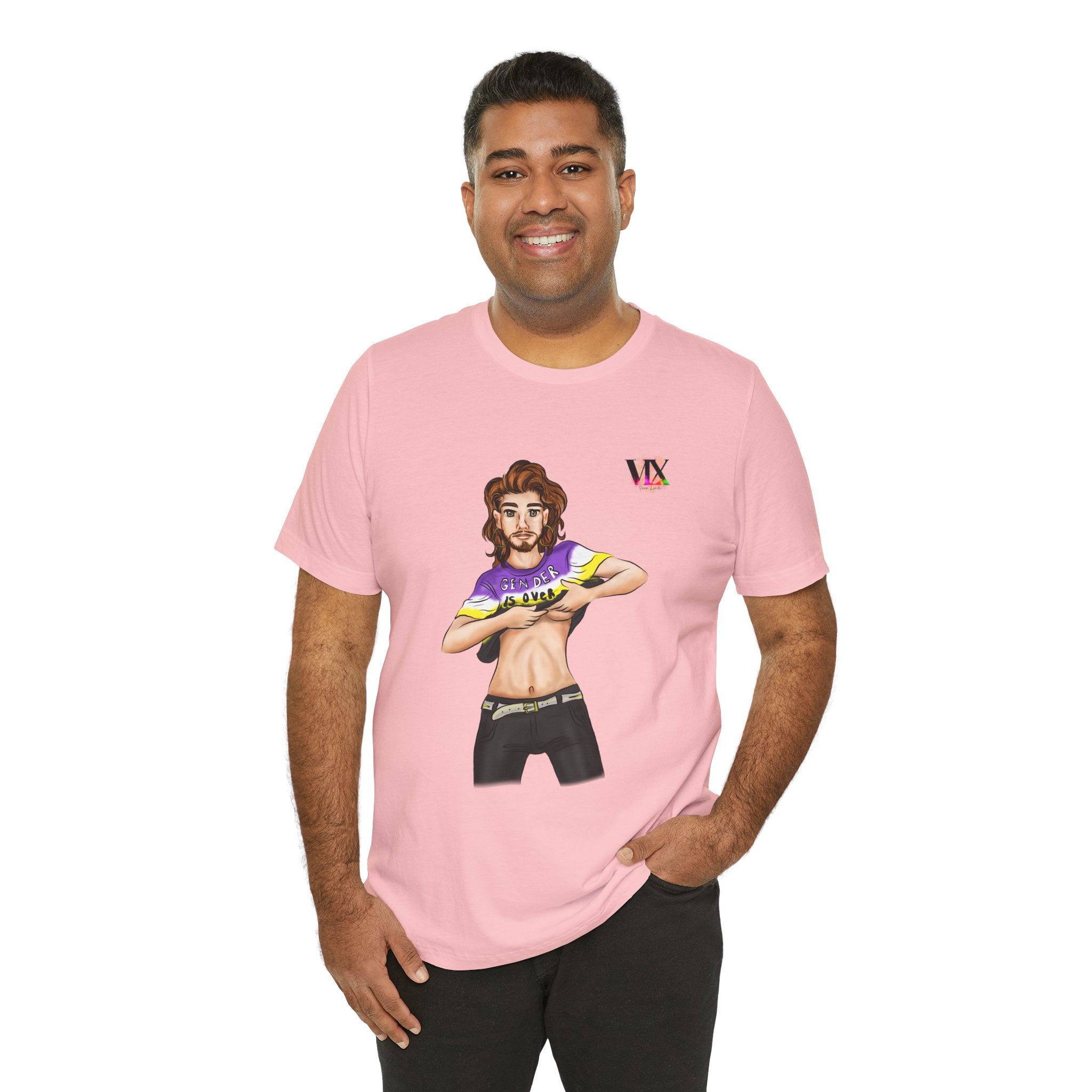 VOCE LINDX Classic Fit Cotton T‑Shirt – 100 % Airlume Combed & Ring‑Spun Cotton – Lightweight, Breathable Tee