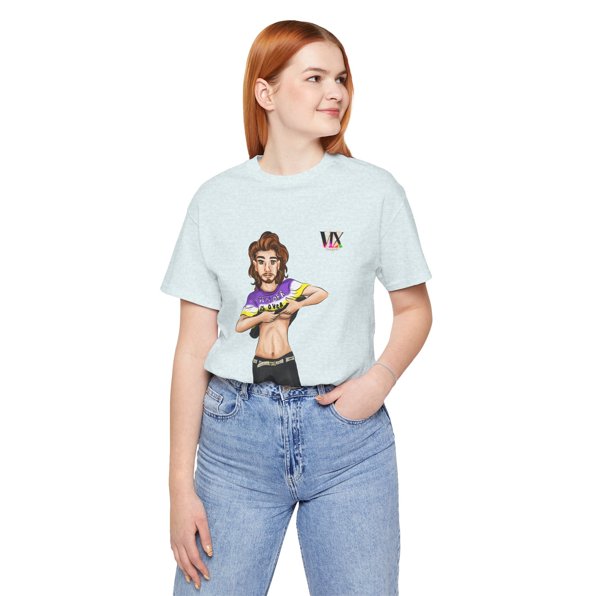 VOCE LINDX Classic Fit Cotton T‑Shirt – 100 % Airlume Combed & Ring‑Spun Cotton – Lightweight, Breathable Tee