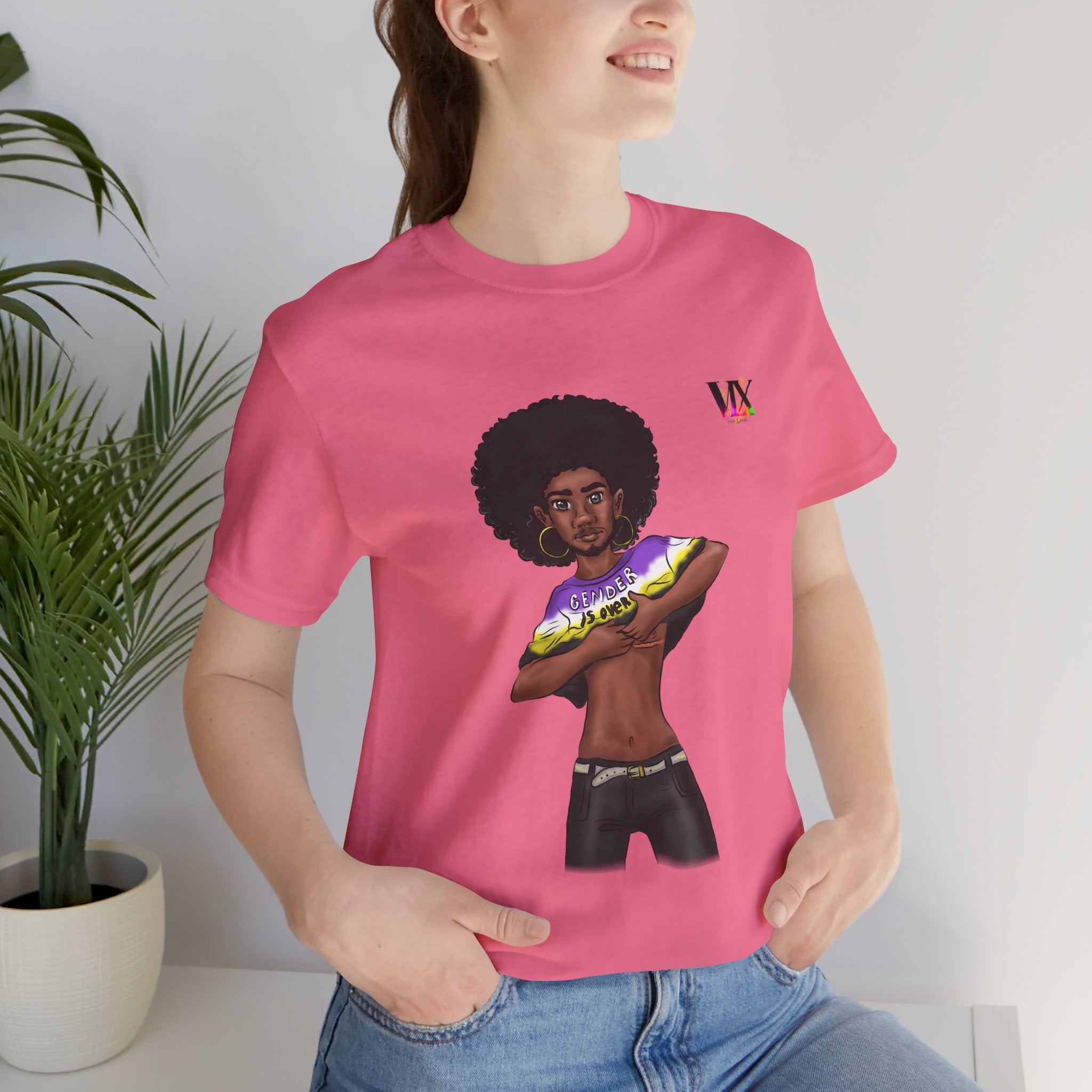 VOCE LINDX Classic Fit T‑Shirt – 100 % Airlume Cotton, Lightweight & Breathable Tee