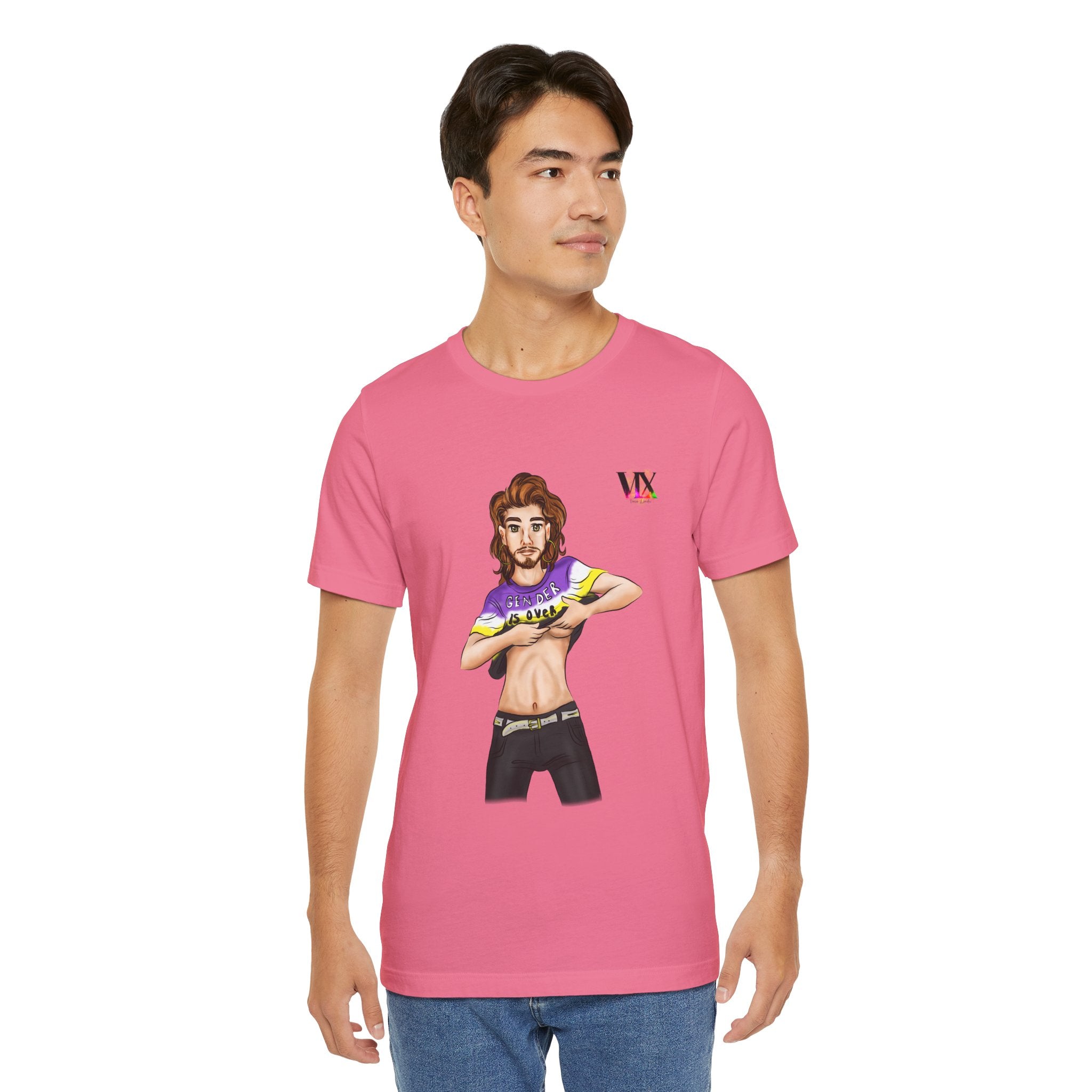 VOCE LINDX Classic Fit Cotton T‑Shirt – 100 % Airlume Combed & Ring‑Spun Cotton – Lightweight, Breathable Tee