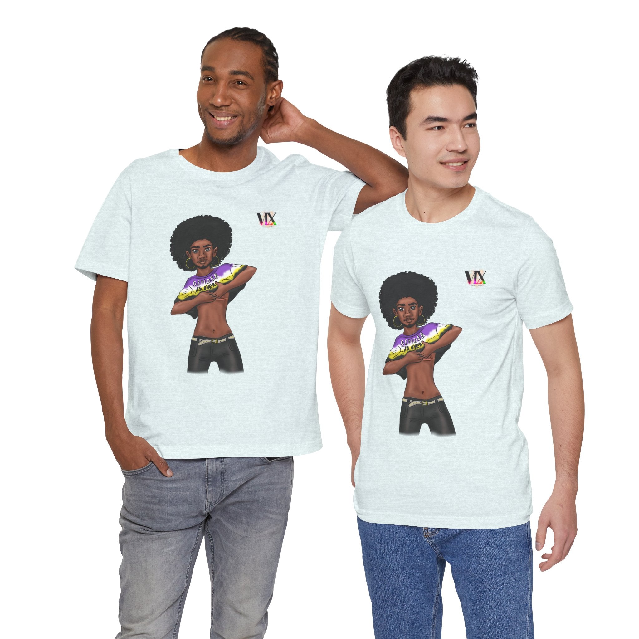 VOCE LINDX Classic Fit T‑Shirt – 100 % Airlume Cotton, Lightweight & Breathable Tee
