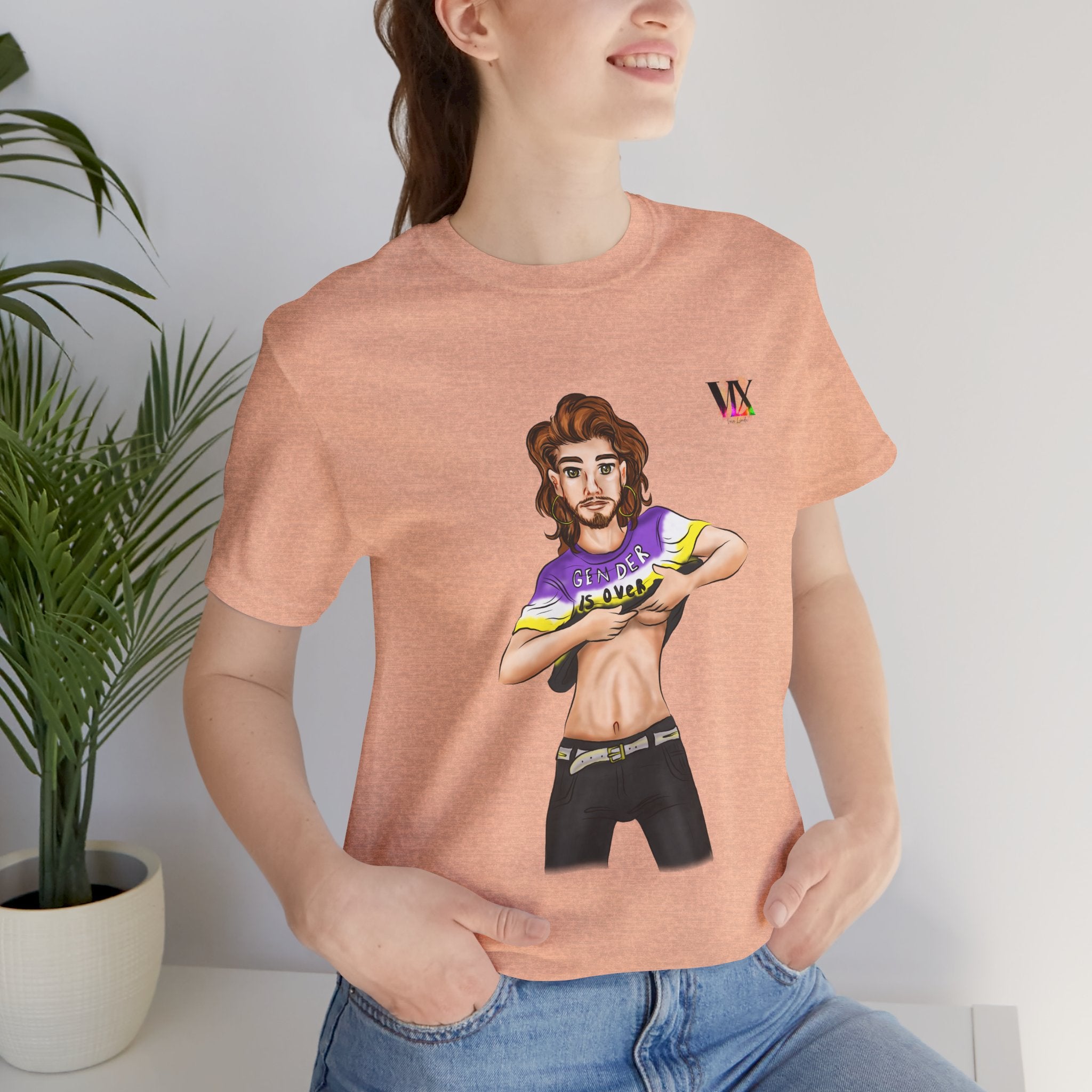 VOCE LINDX Classic Fit Cotton T‑Shirt – 100 % Airlume Combed & Ring‑Spun Cotton – Lightweight, Breathable Tee