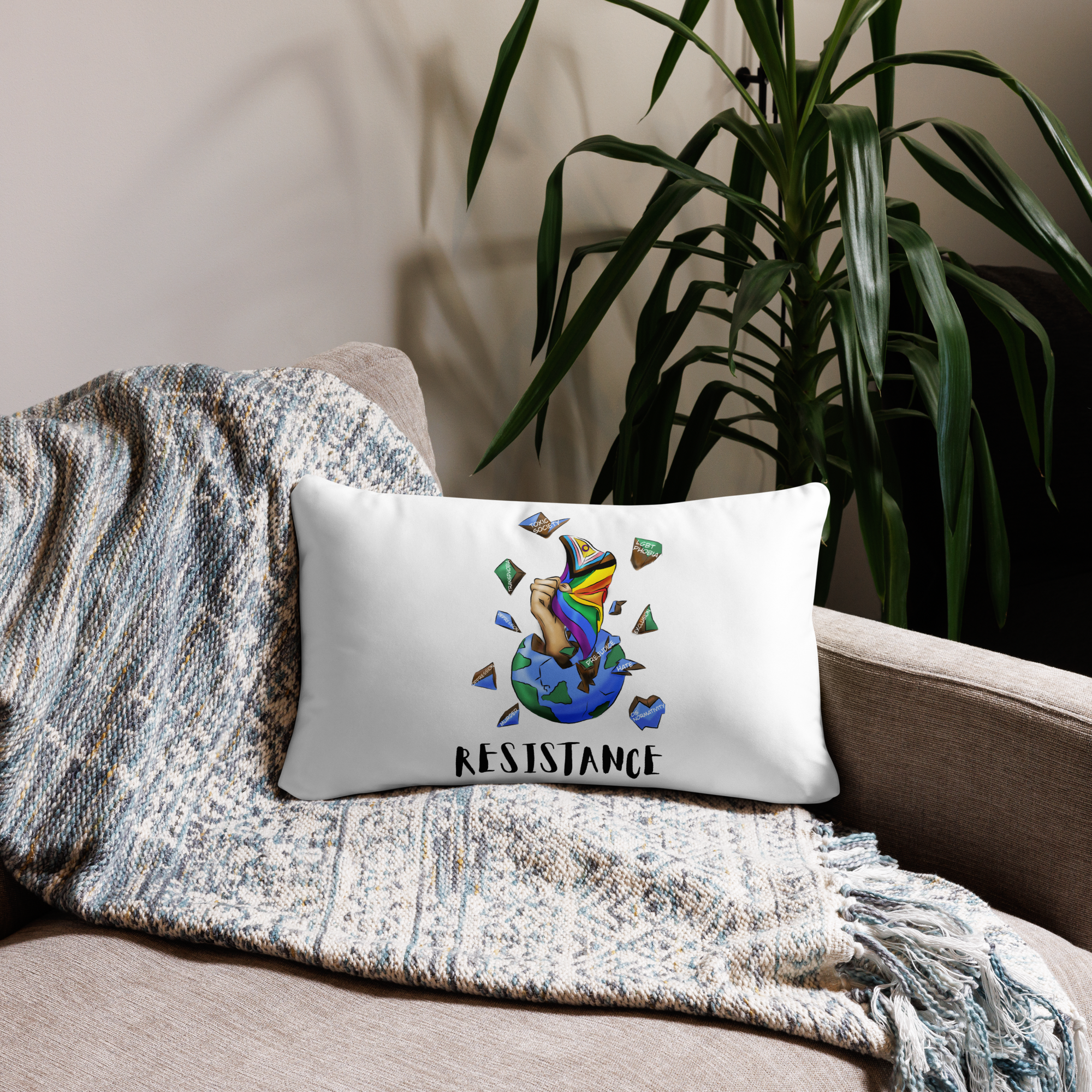 Planeta Resistencia Almohada Básica