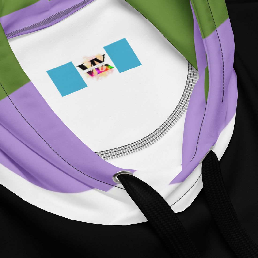 Sudadera con capucha Bandera del orgullo Genderqueer