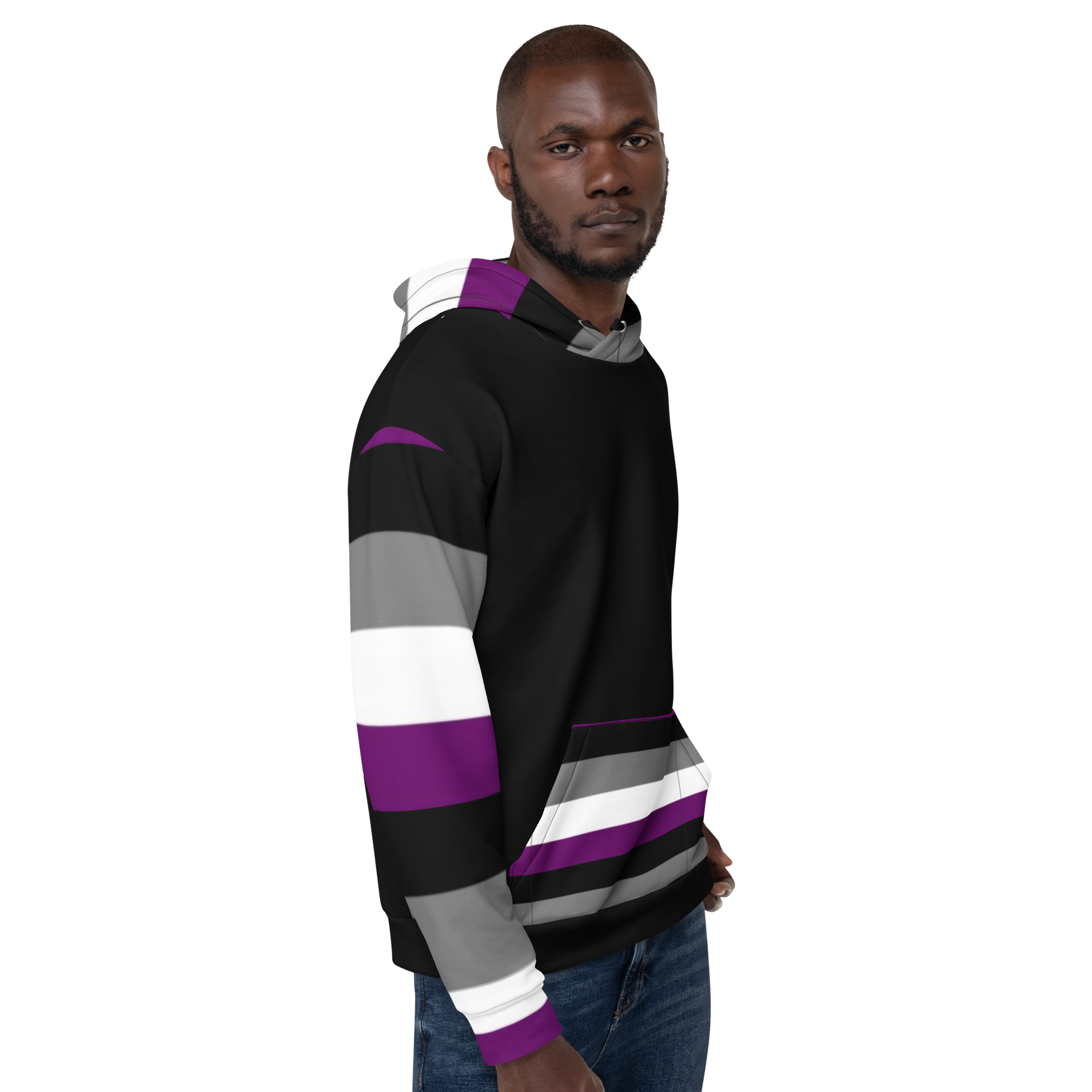 Asexual Pride Flag Hoodie – Comfortable, Empowering & Authentic Style