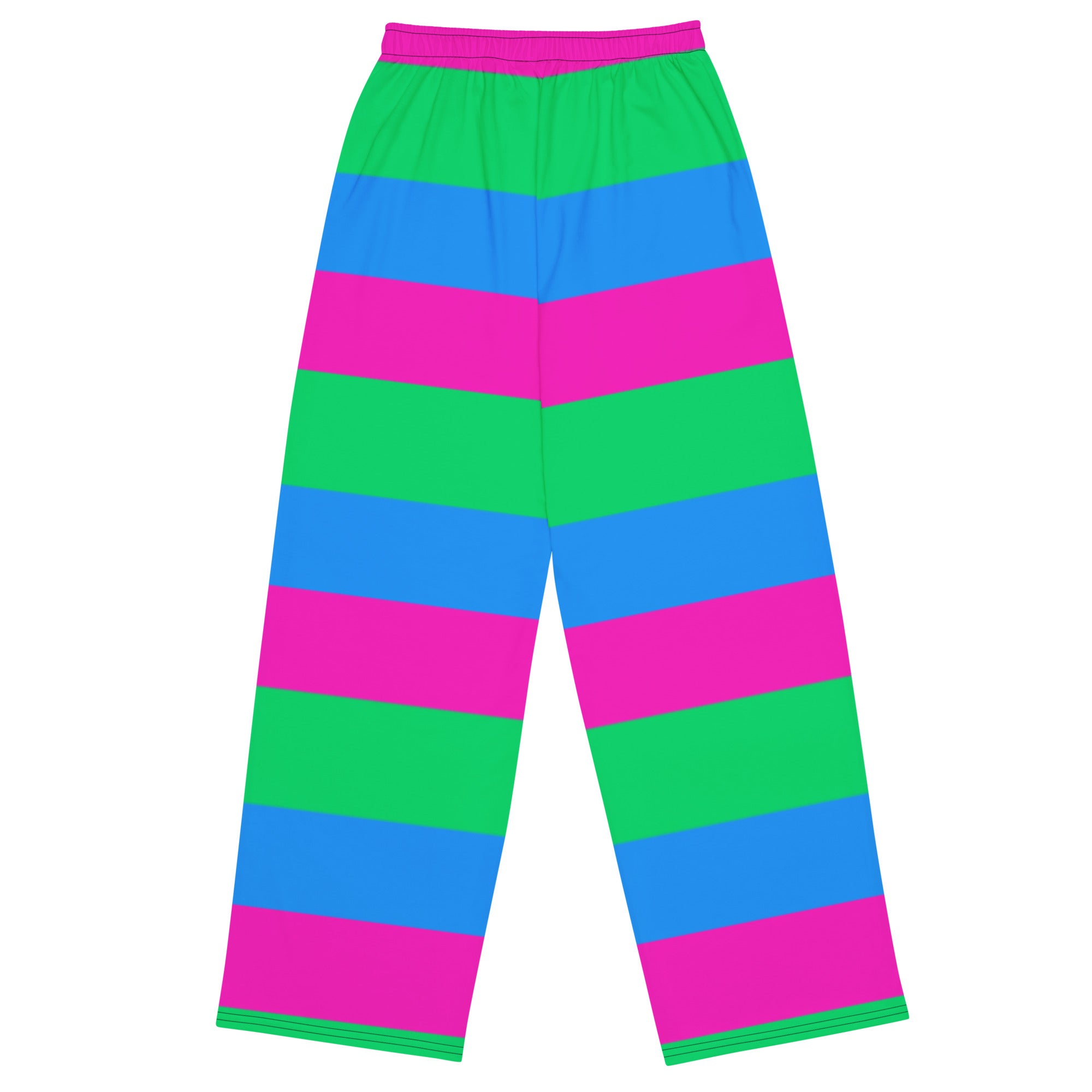Wide-Leg Pants with Polysexual Pride Flag – Colourful, Comfortable & Inclusive Design
