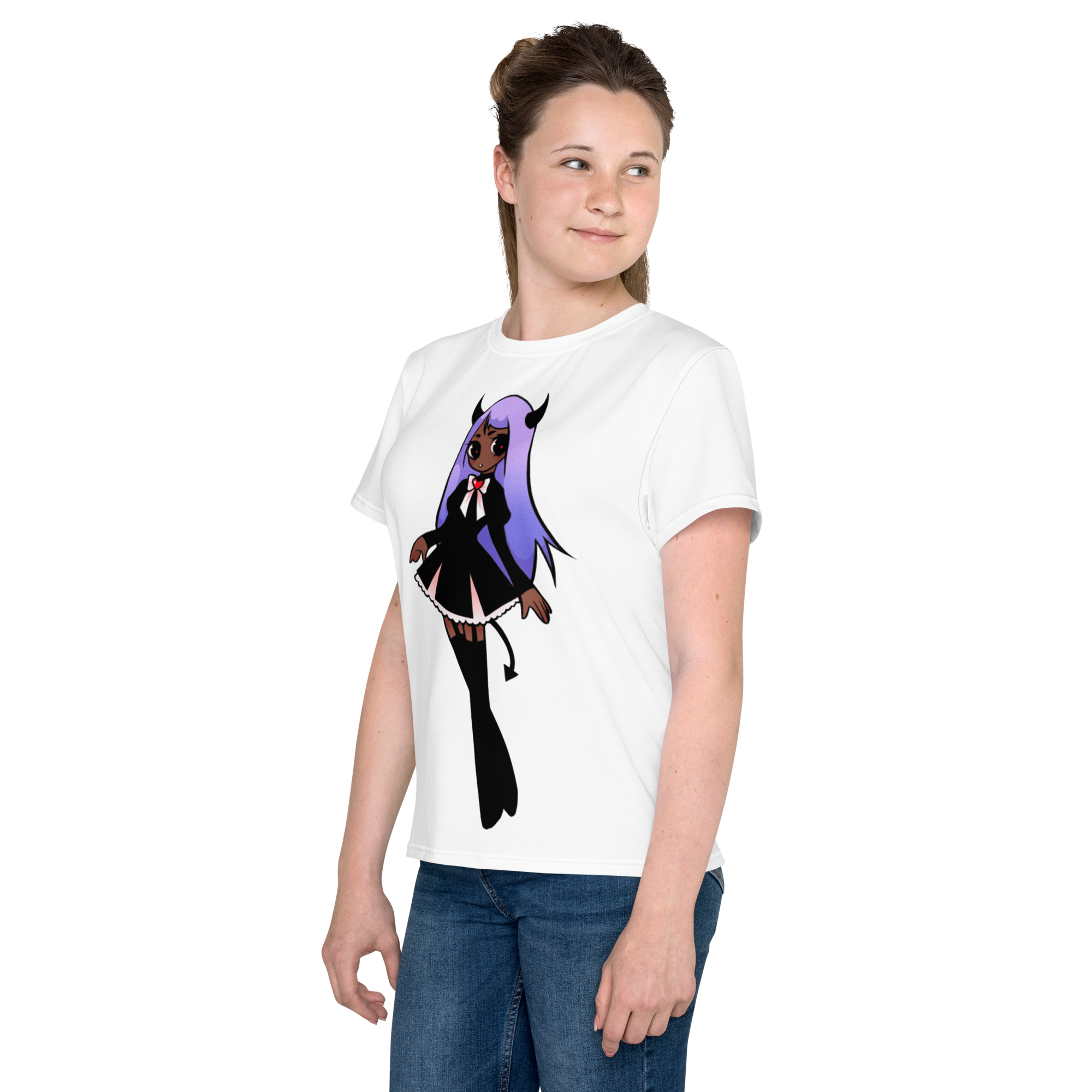 Camiseta juvenil cuello redondo Viuda negra