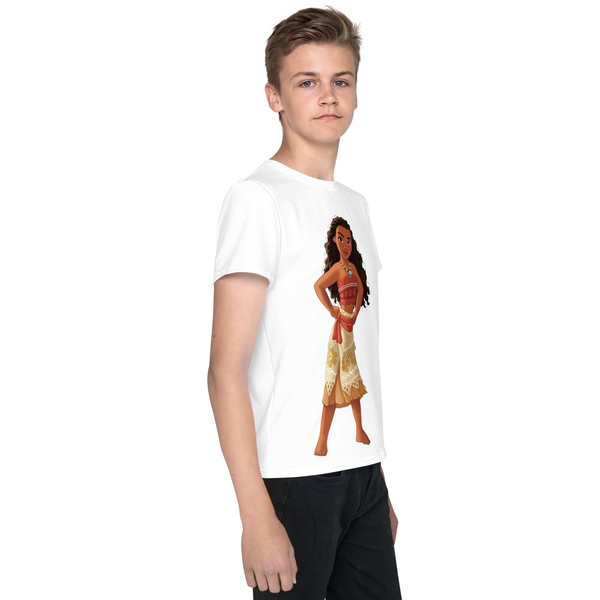Camiseta juvenil cuello redondo Moana