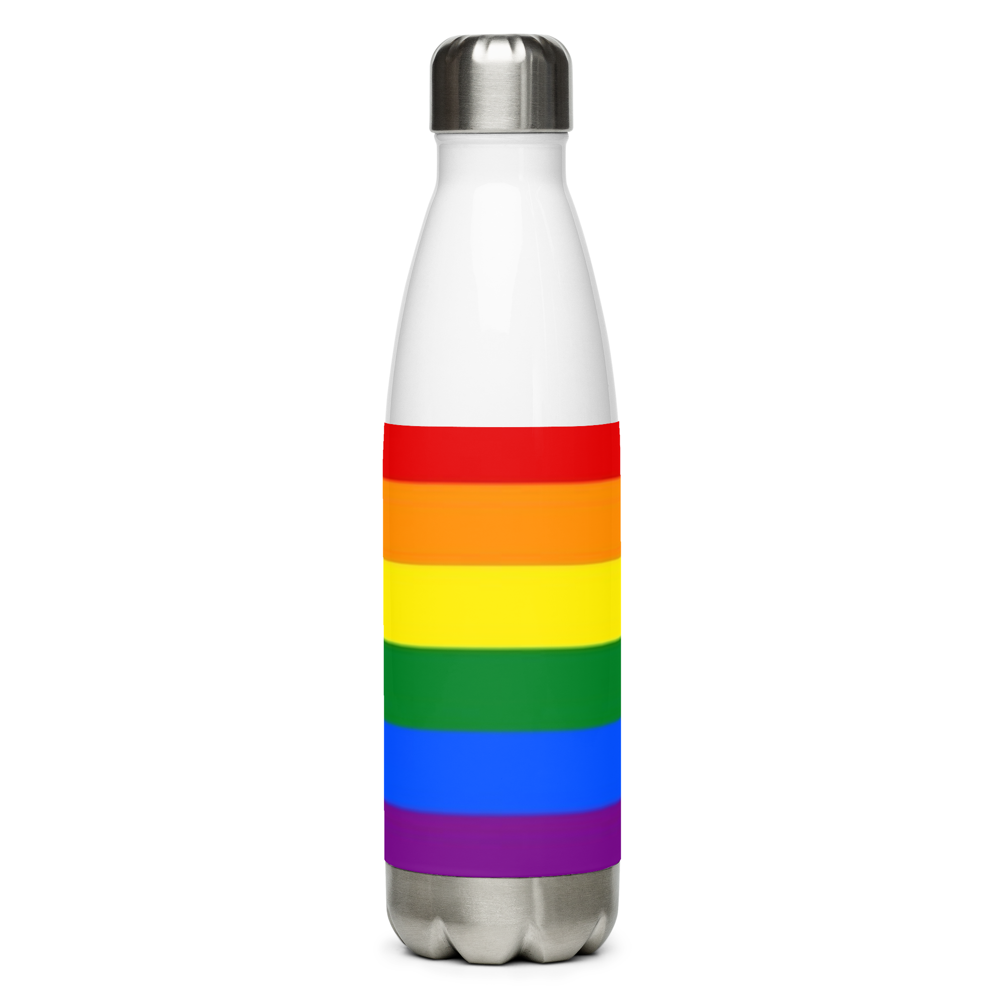 Botella de Agua de Acero Inoxidable LGBTQIA+ 6 colores