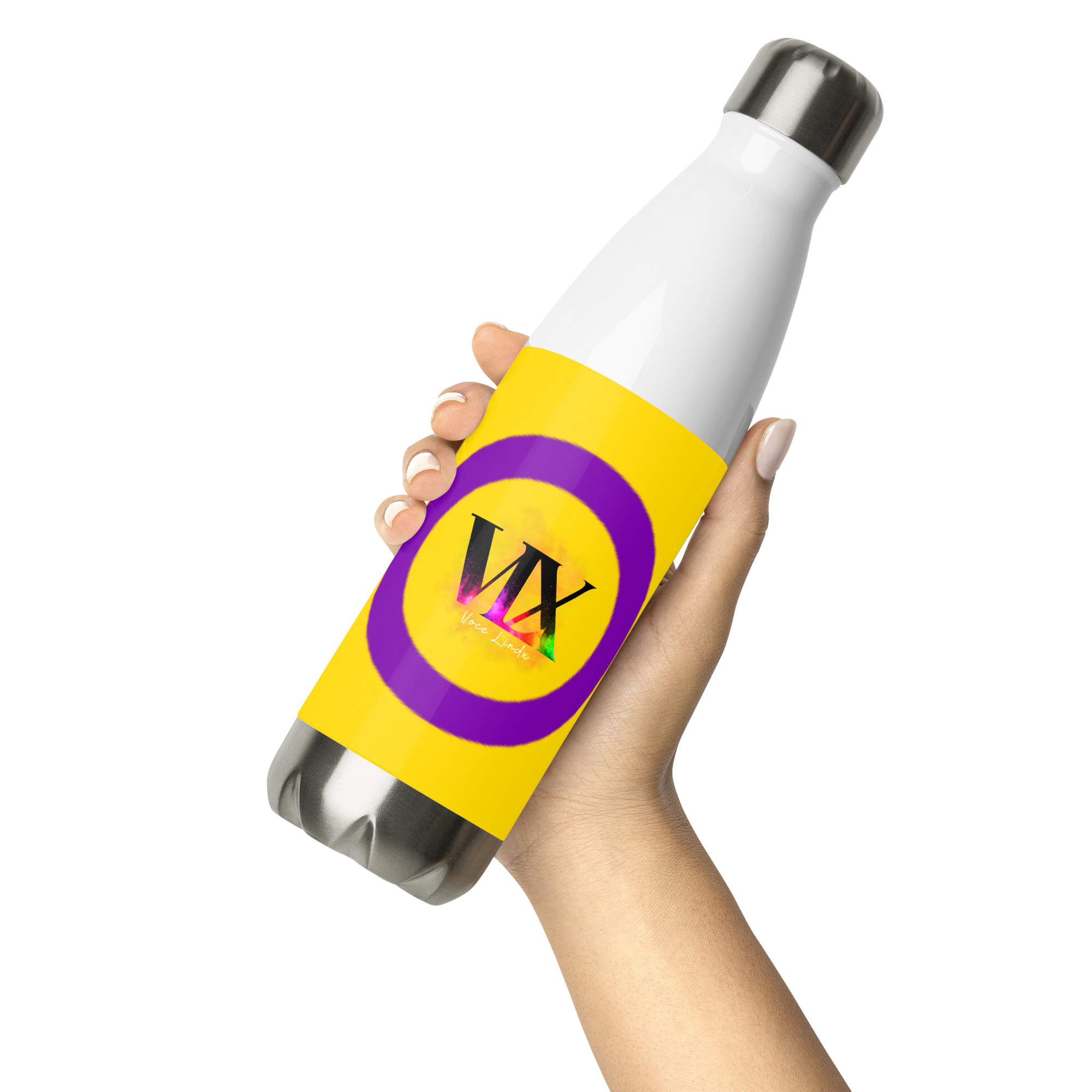 Botella de agua de acero inoxidable Orgullo Intersexual