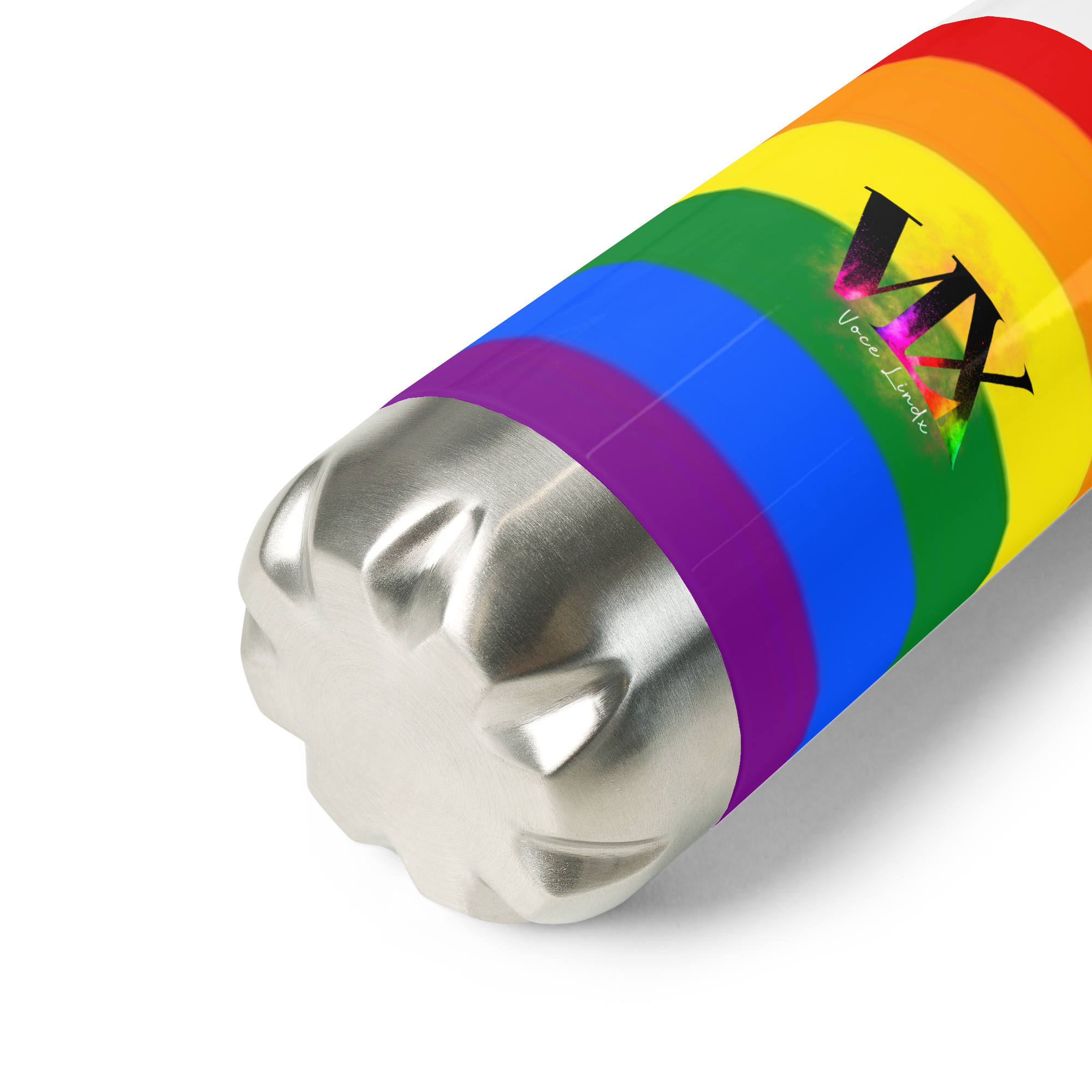 Botella de Agua de Acero Inoxidable LGBTQIA+ 6 colores