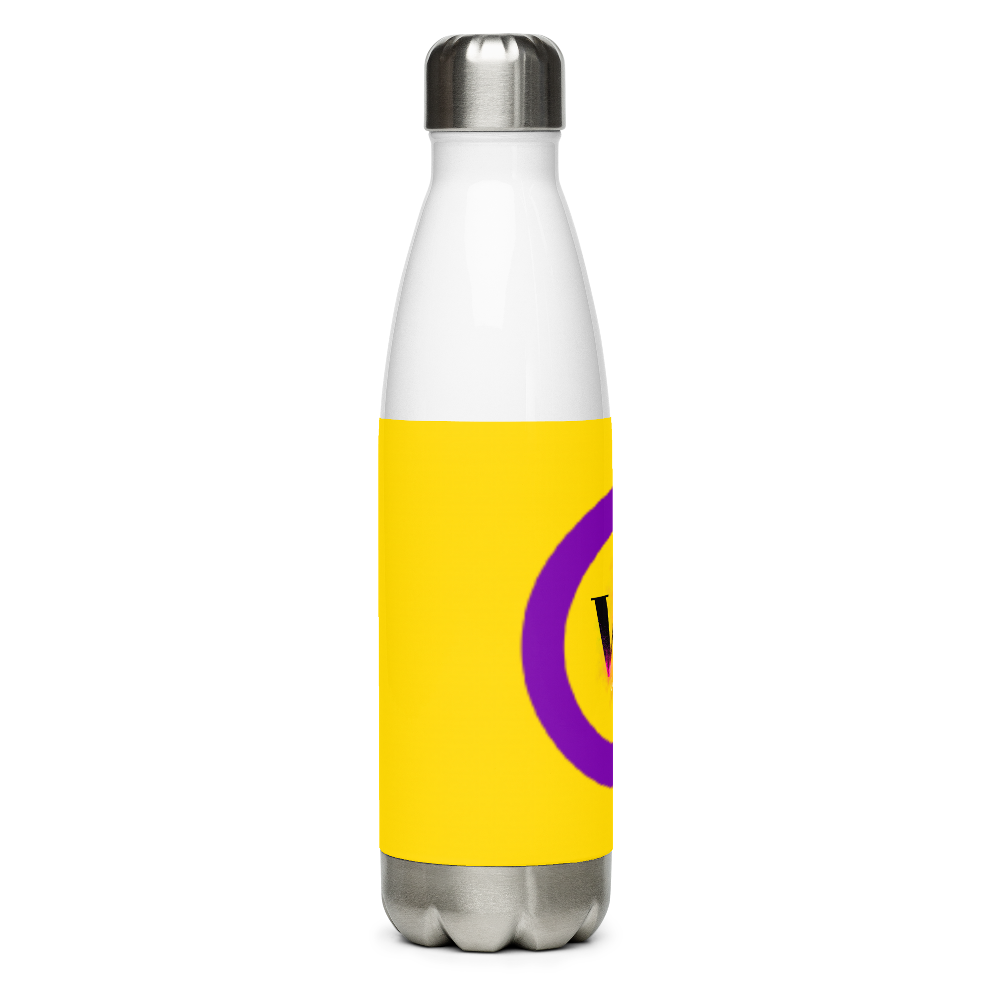 Botella de agua de acero inoxidable Orgullo Intersexual