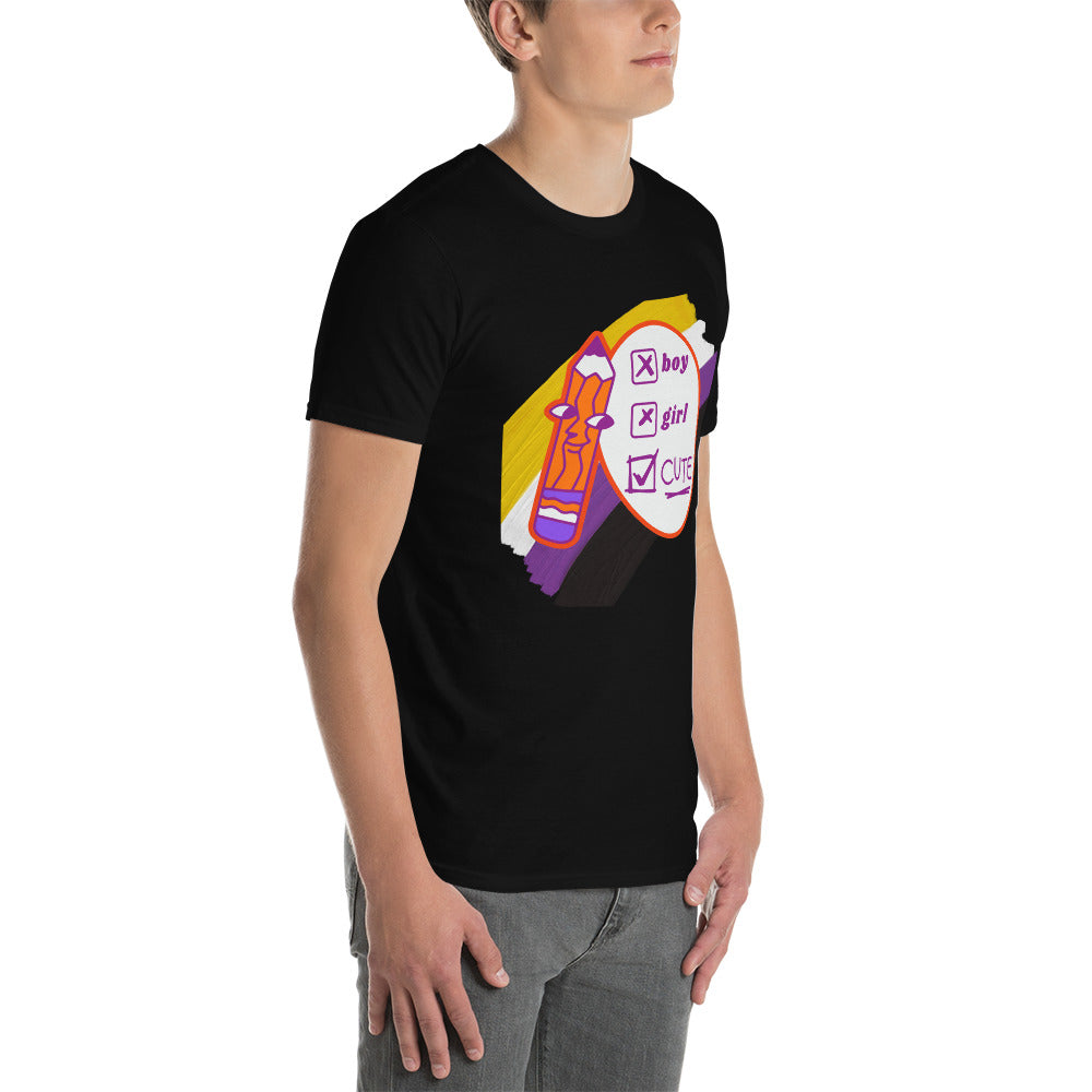 Short Sleeve T-Shirt – Diverse Identity | Inclusive Gender-Neutral Pride Top