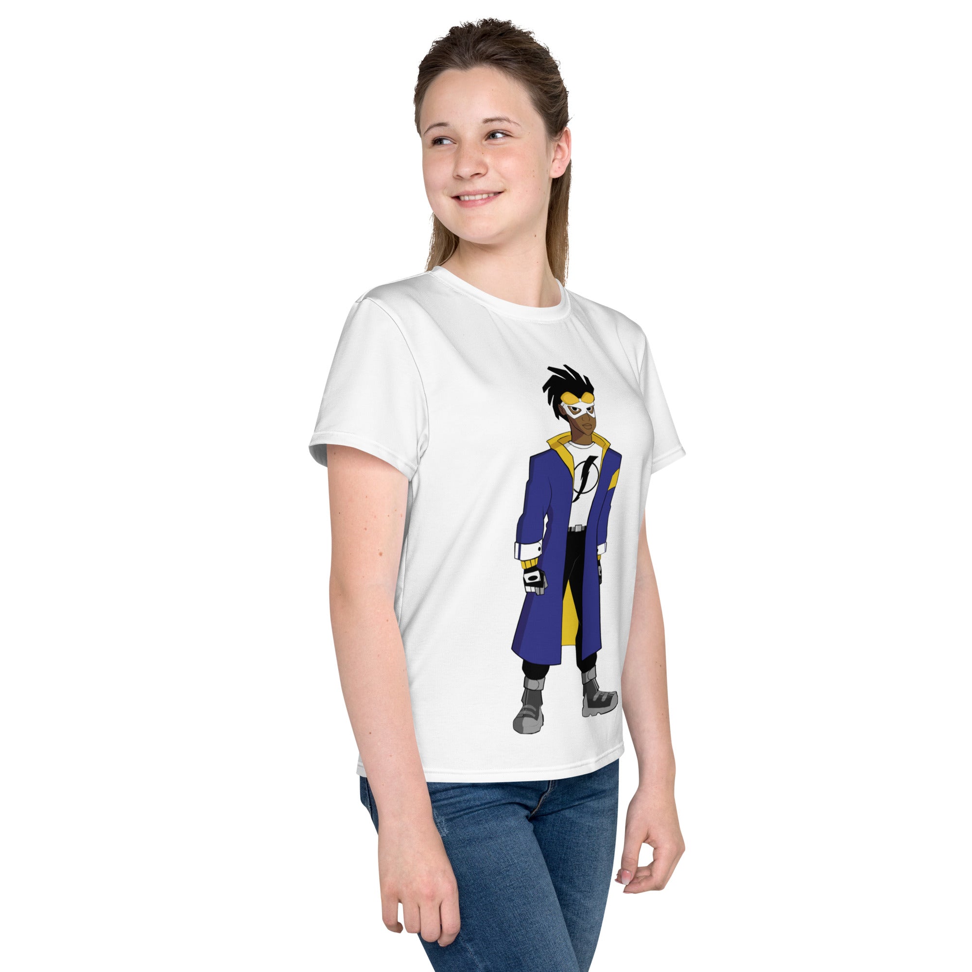 Camiseta juvenil cuello redondo Super shock
