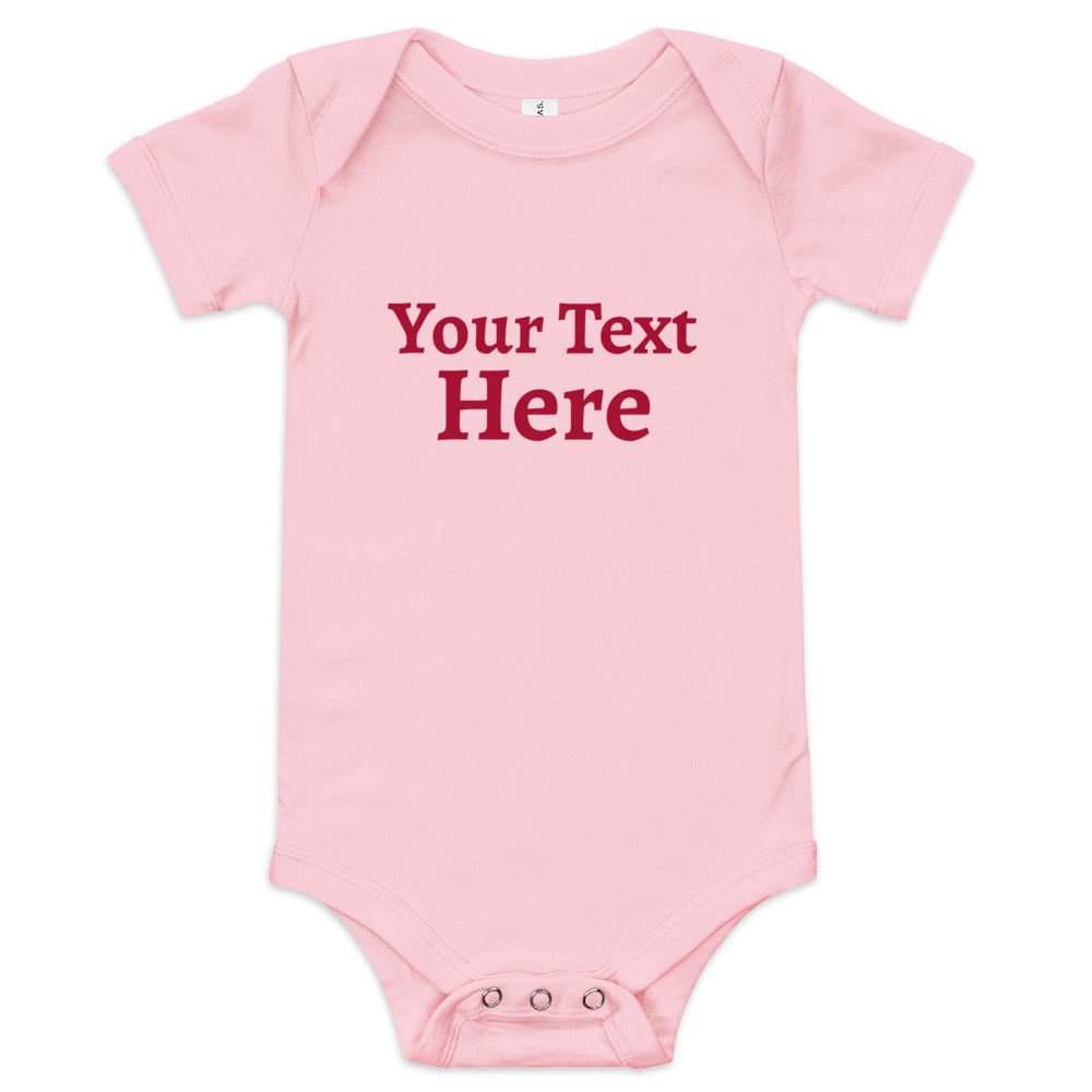 Body manga corta bebe crea tu propio diseño