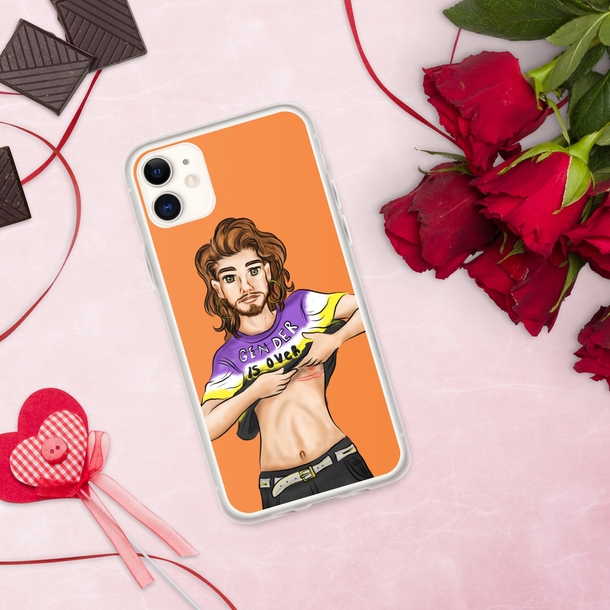 Funda para iPhone Naranja El género ha terminado