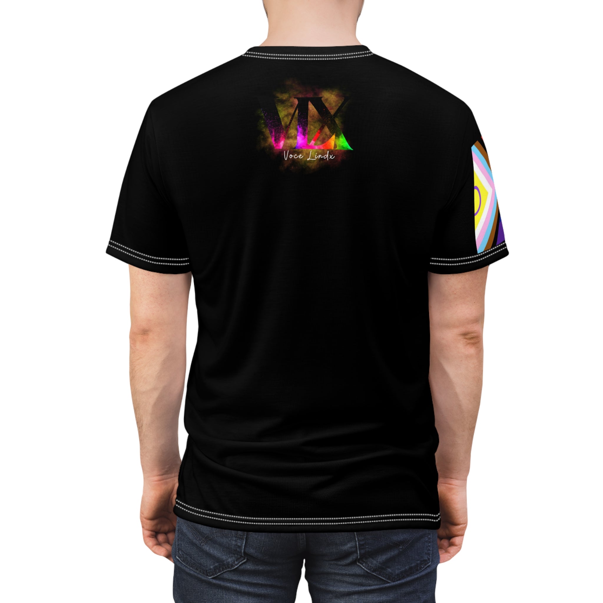 Don’t Hide Your Pride Gender-Free Tee – Rainbow Heart, Inclusive LGBTQIA+ Fashion | Voce Lindx