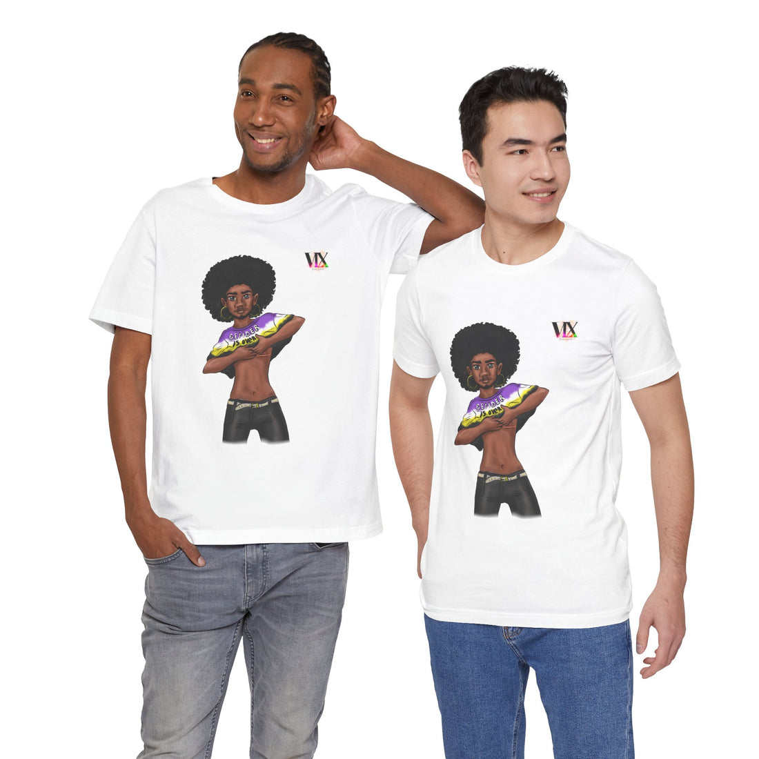 VOCE LINDX Classic Fit T‑Shirt – 100 % Airlume Cotton, Lightweight & Breathable Tee