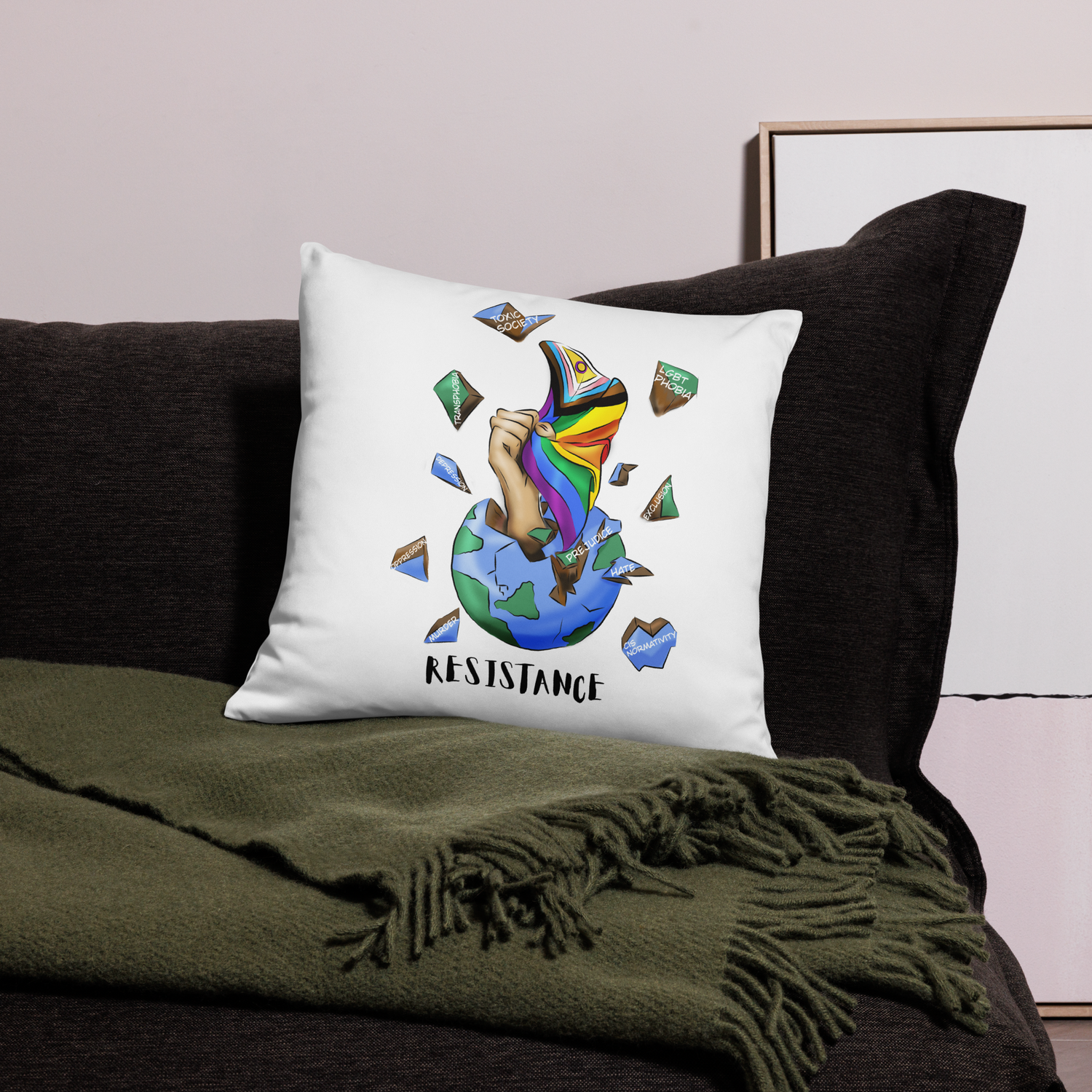 Planeta Resistencia Almohada Básica