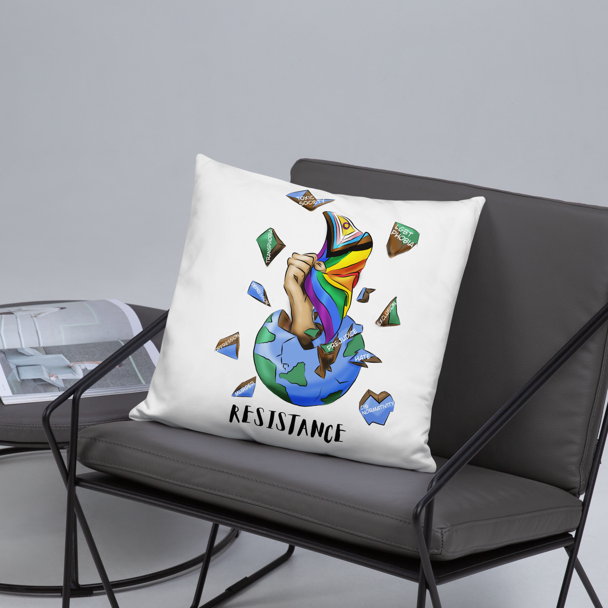 Planeta Resistencia Almohada Básica