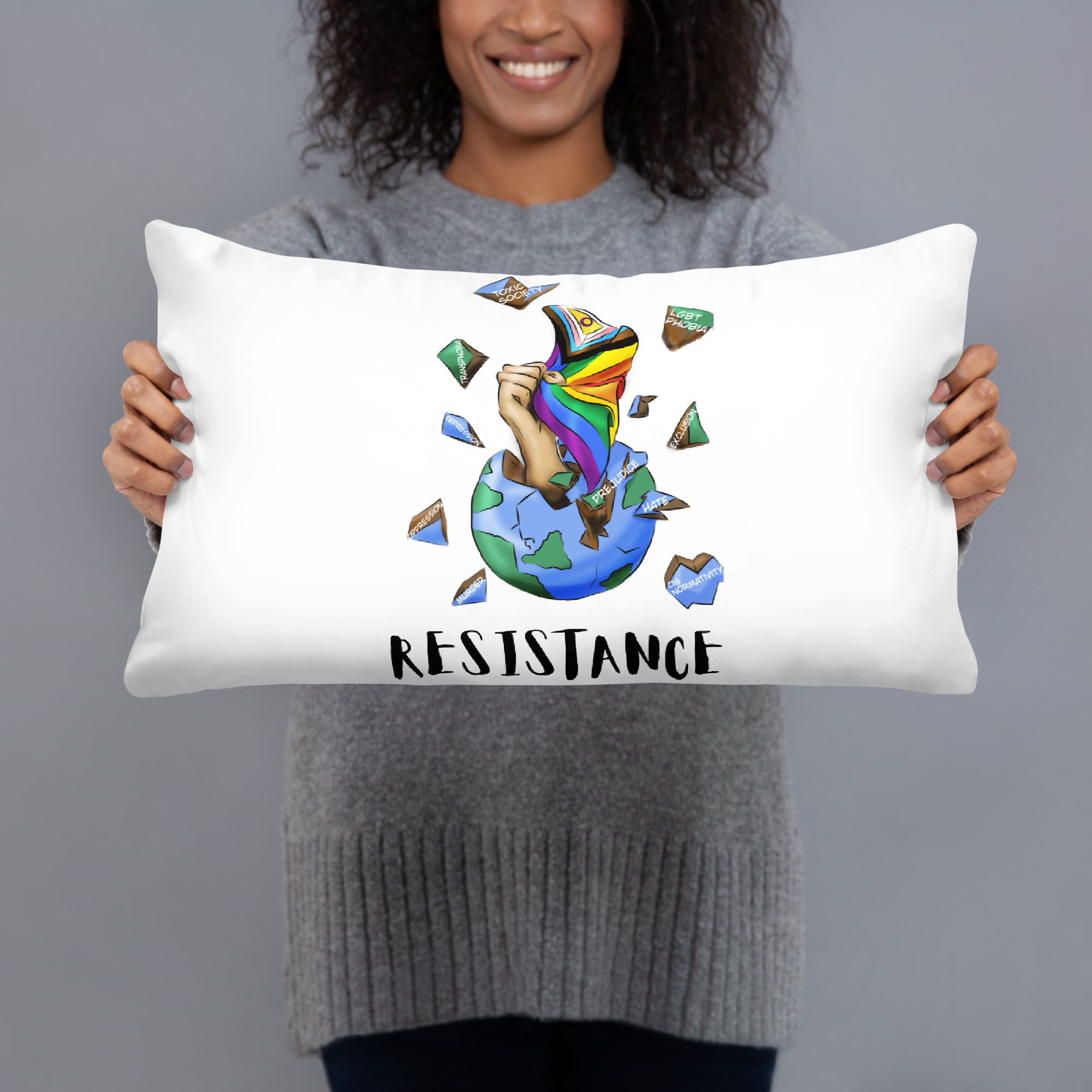 Planeta Resistencia Almohada Básica