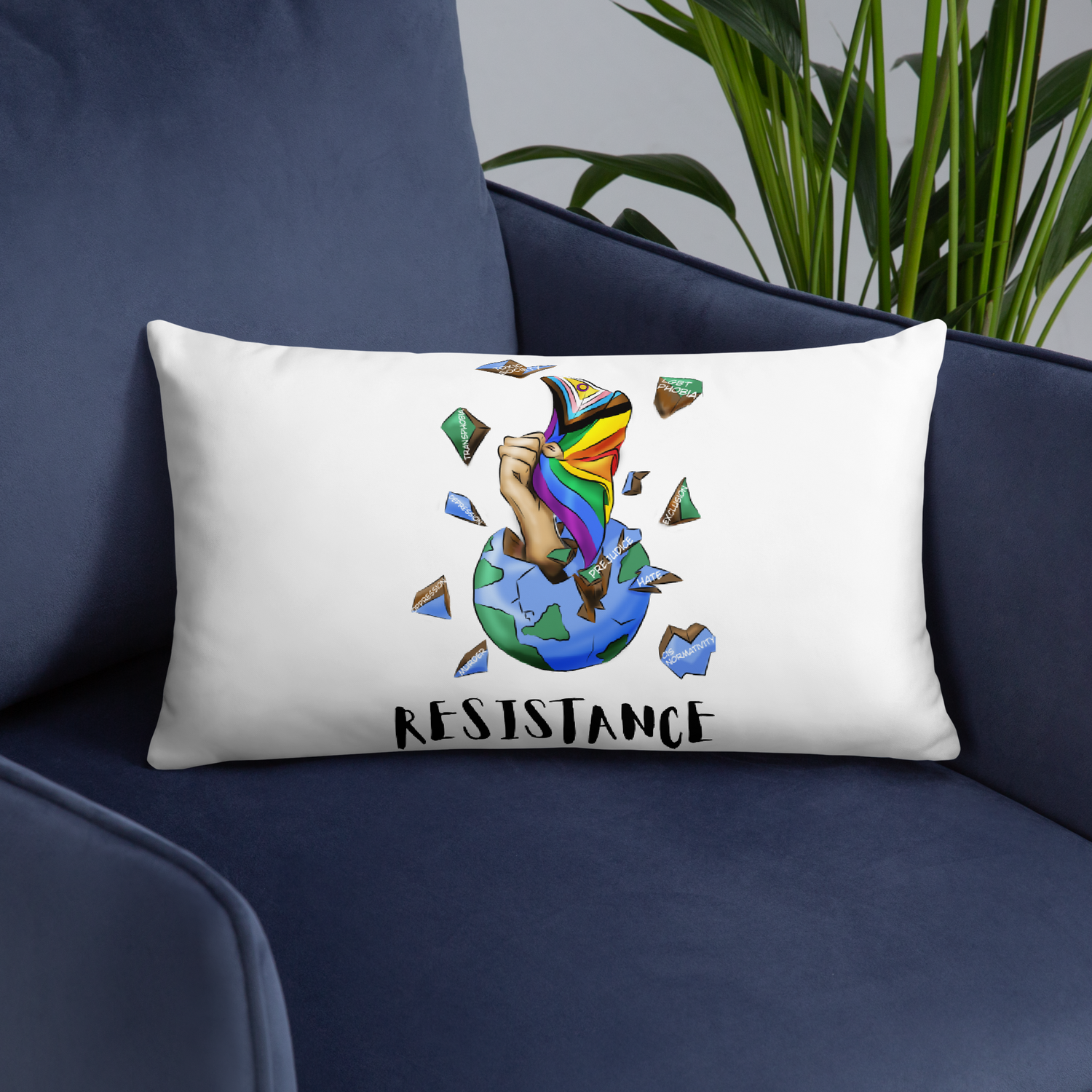 Planeta Resistencia Almohada Básica